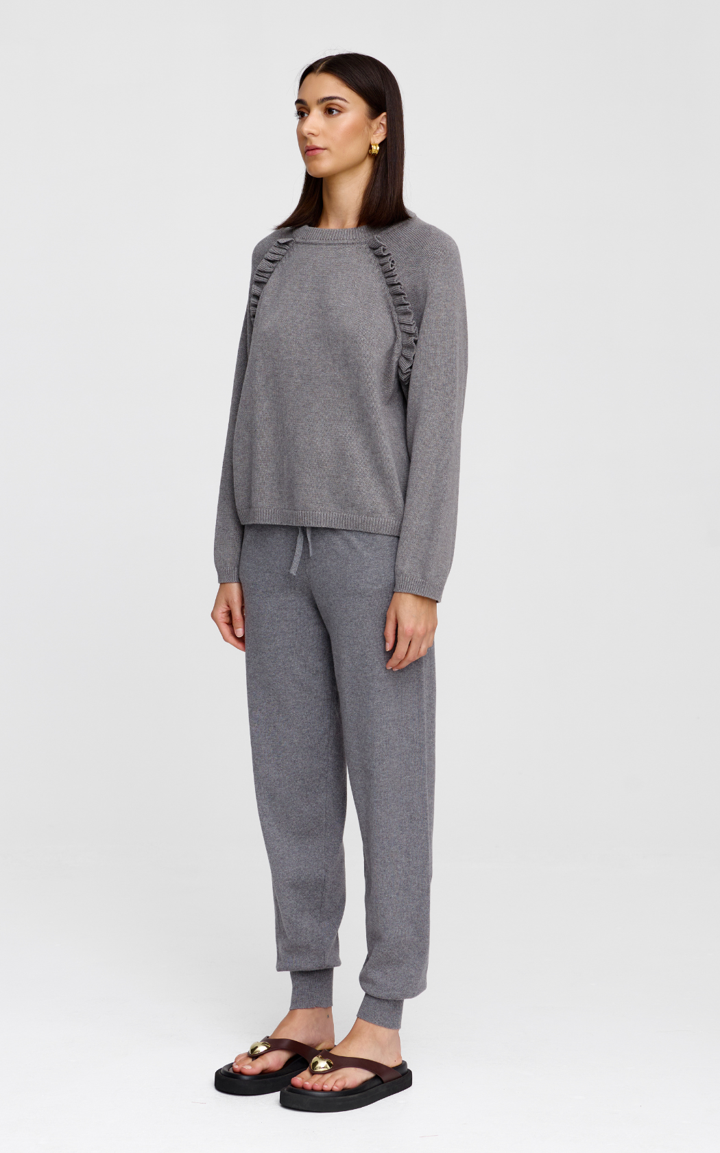 Chloe Jumper - Grey Marle