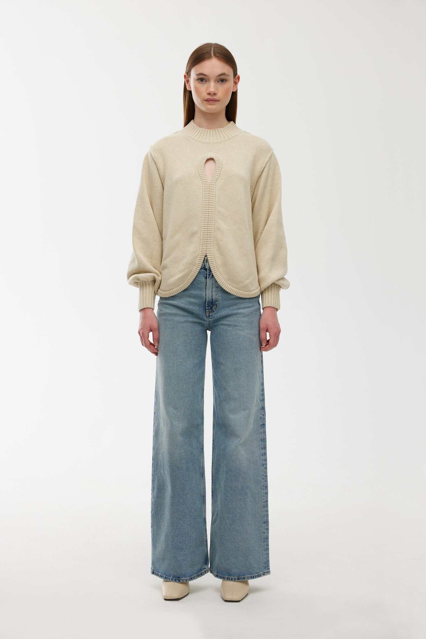 Radmila Top in Multi Knit Marl Brown