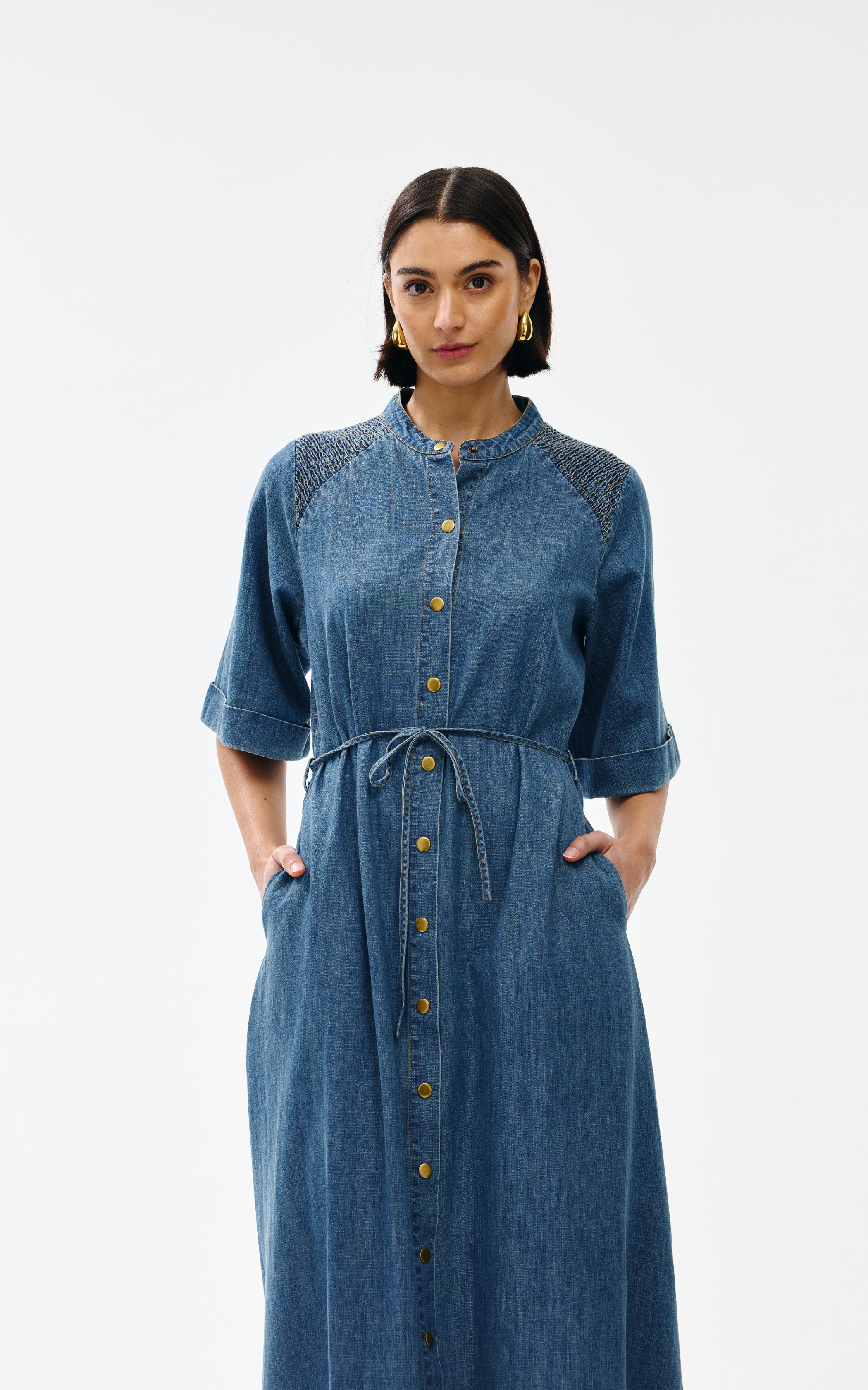 Gigi Dress - Denim