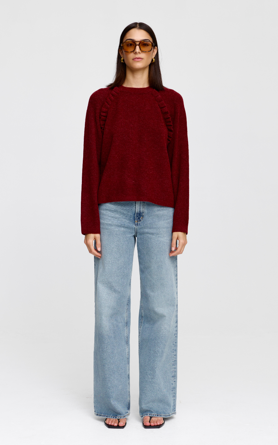 Chloe Jumper - Deep Plum
