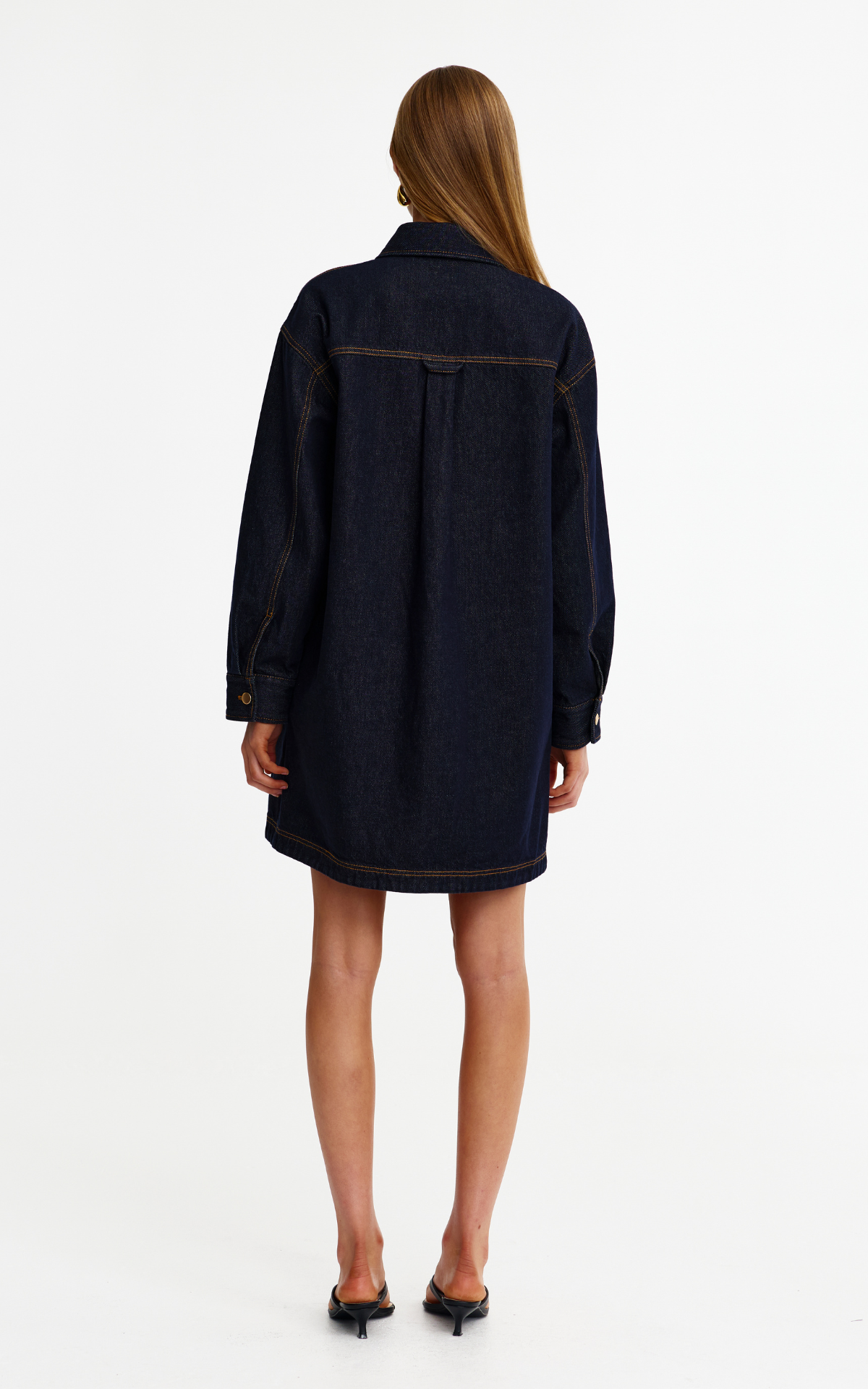 Lara Dress - Dark Denim