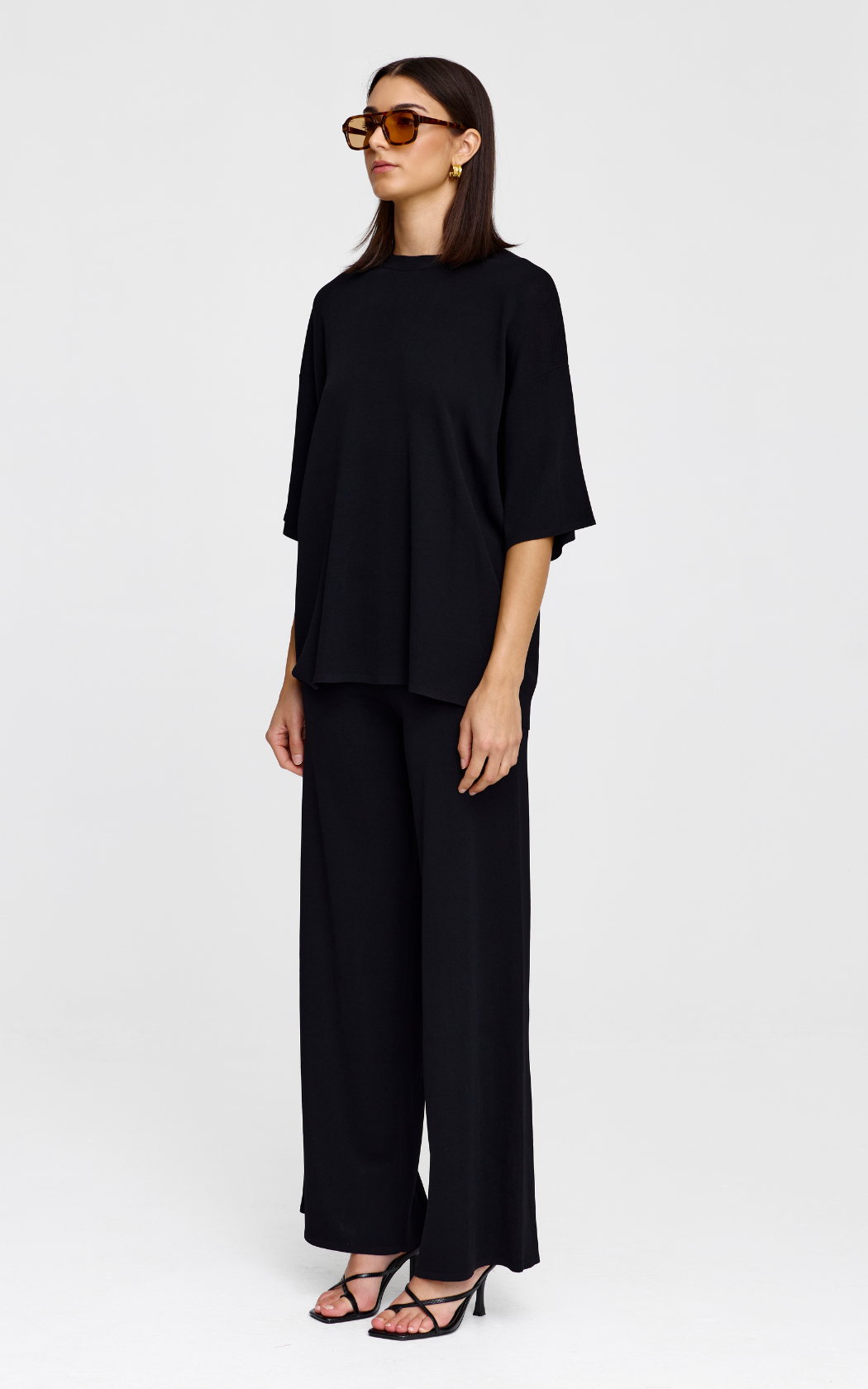 Camden Knit Tee - Black