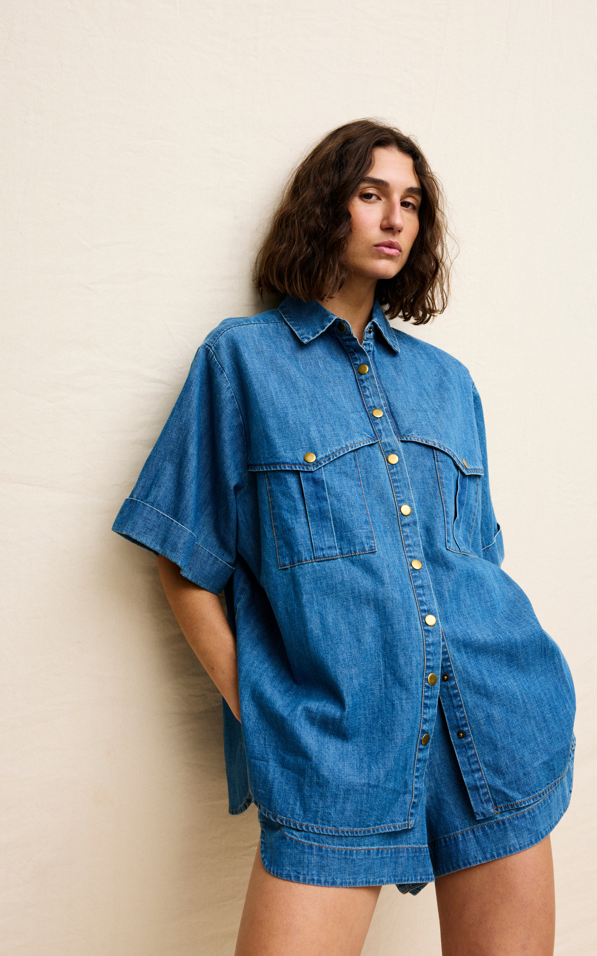 Bella Shirt - Denim