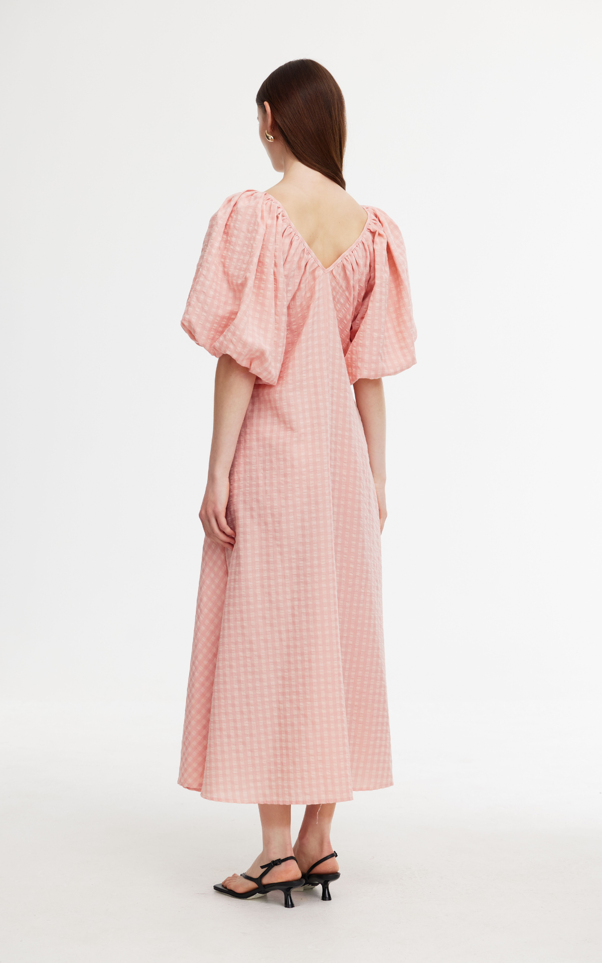 Mimi Dress - Blush Gingham