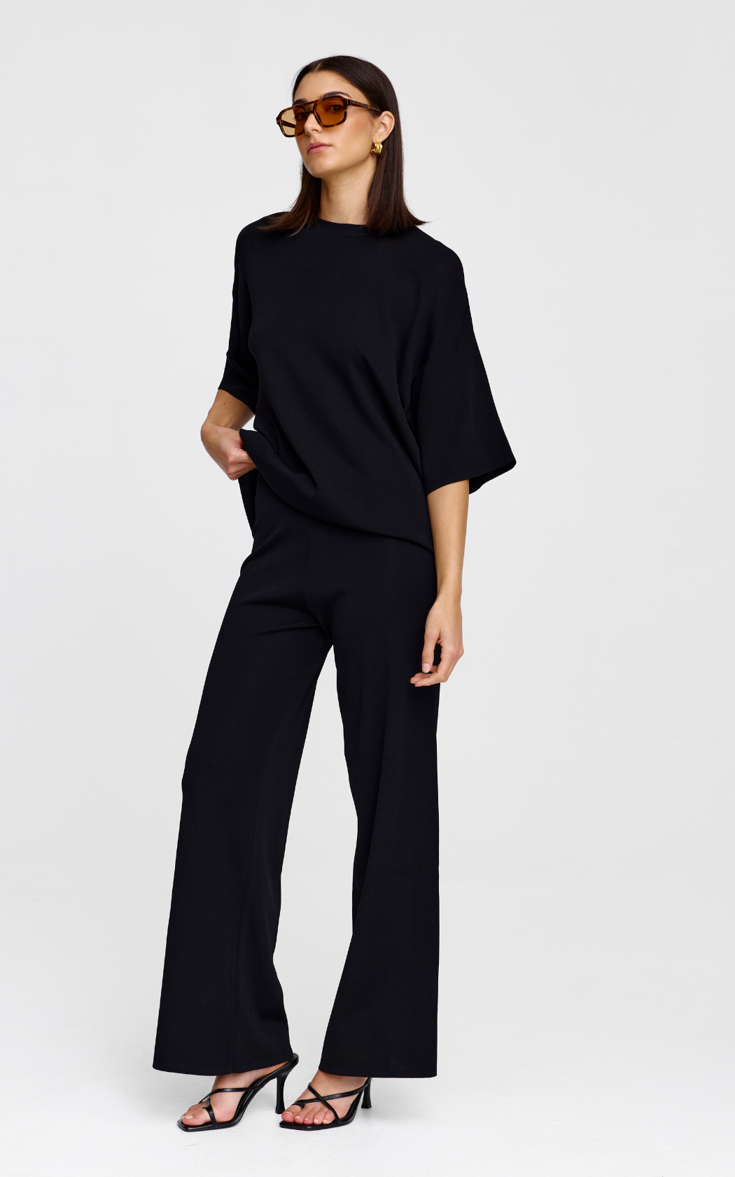 Camden Knit Tee - Black
