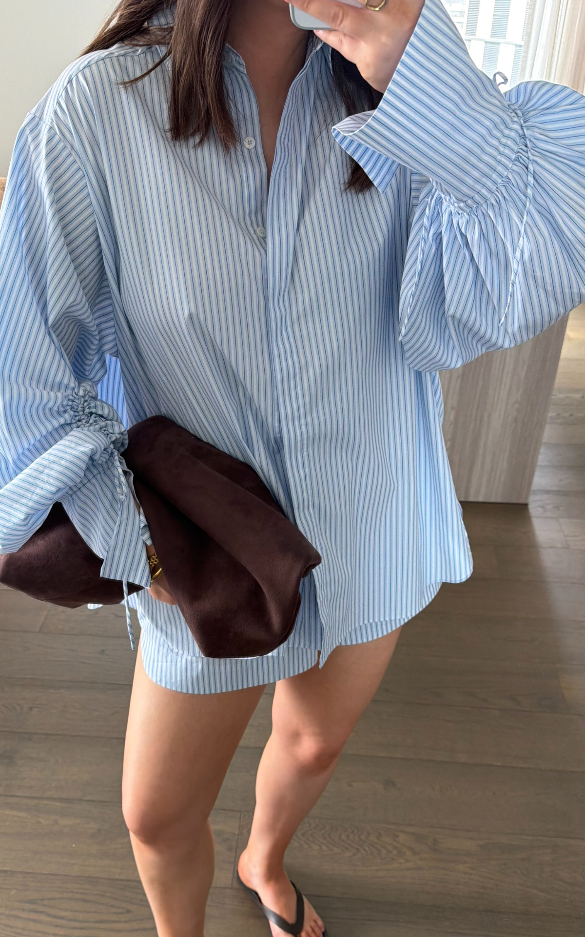 Ashton Shirt - Blue Pinstripe