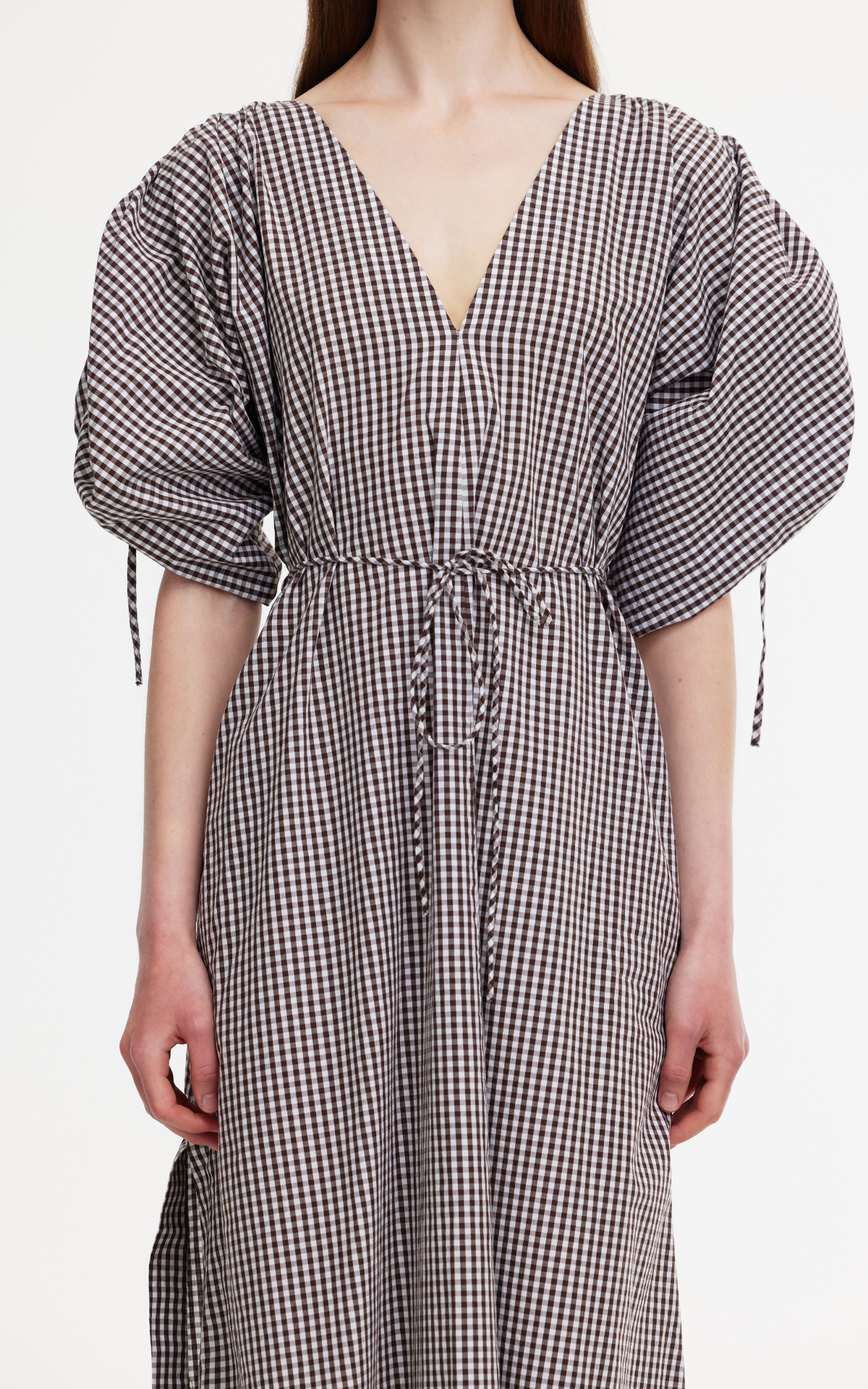 May Dress - Chocolate Gingham