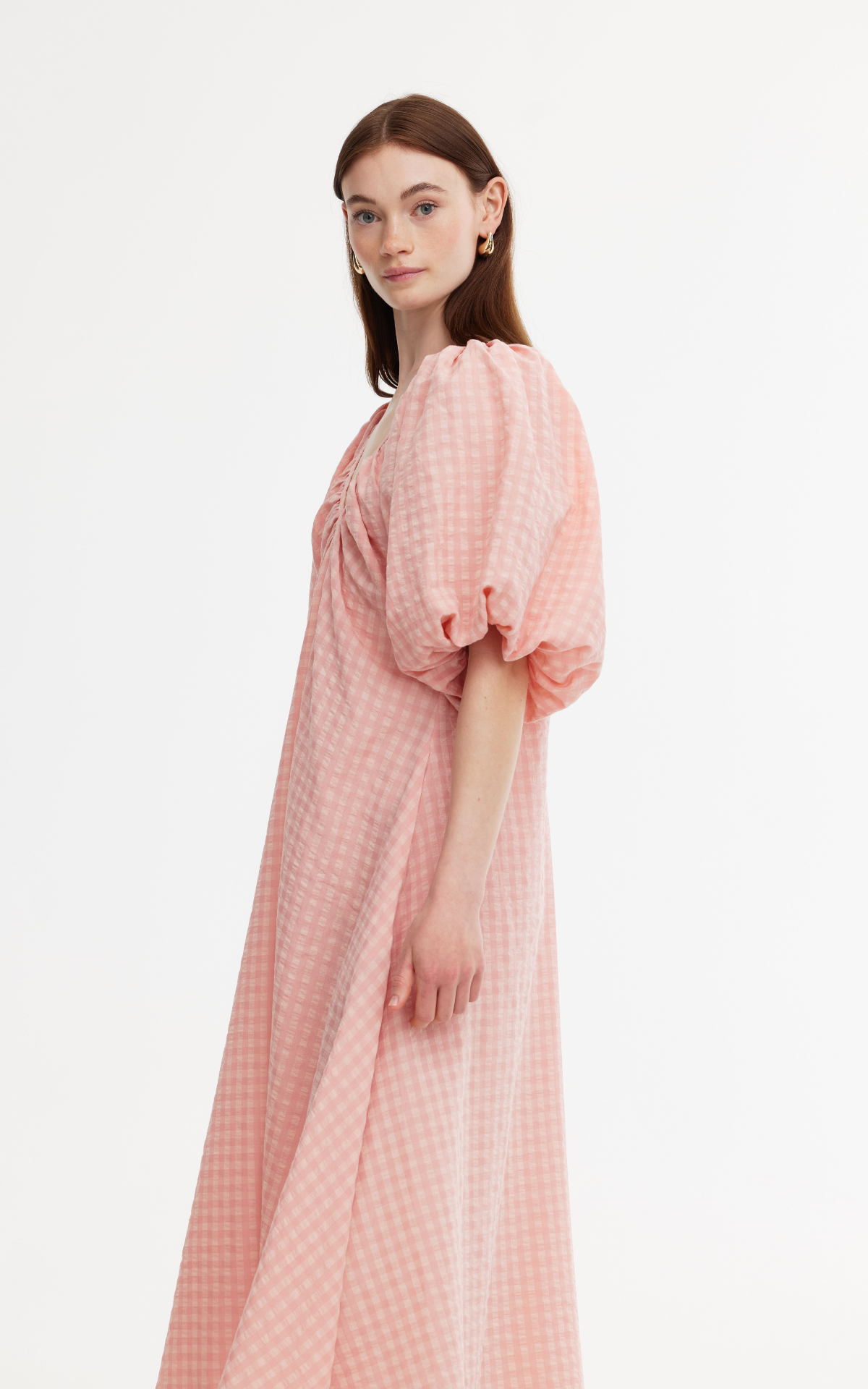 Mimi Dress - Blush Gingham