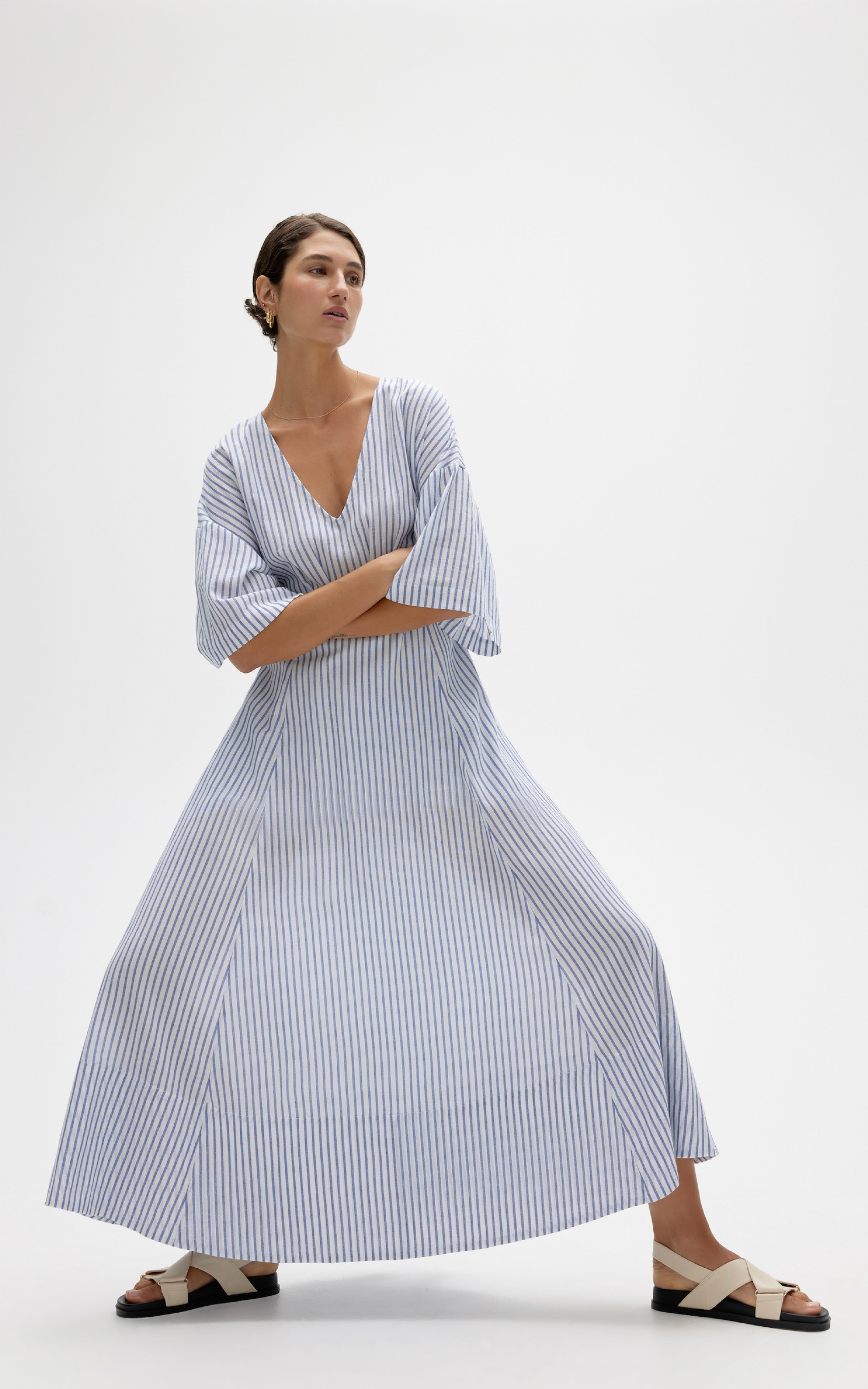 Ellis Dress - Sea Stripe