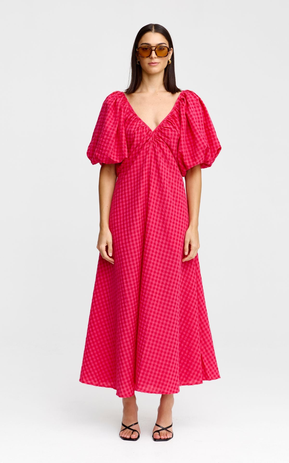 Mimi dress - Rosas Gingham
