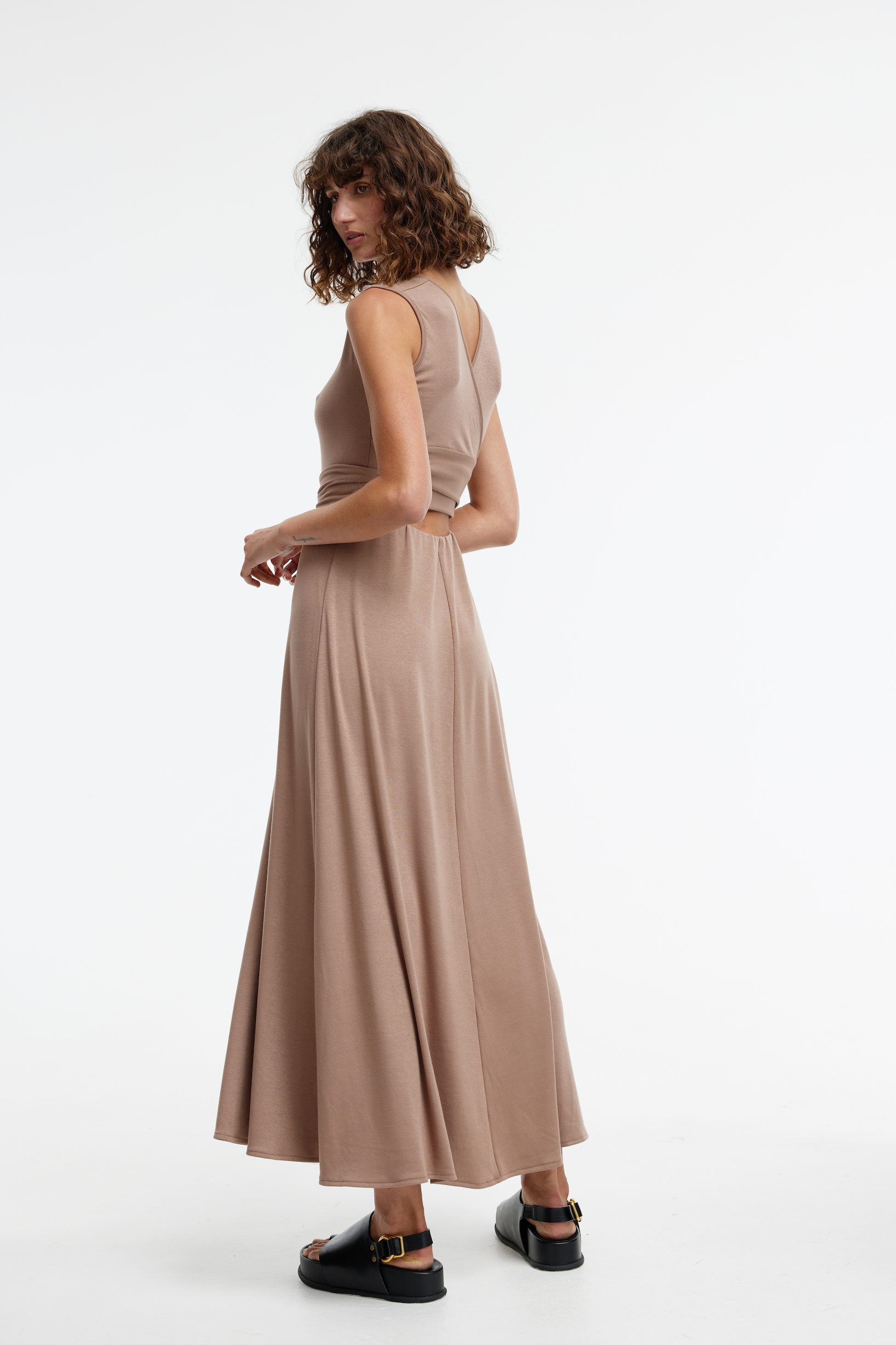 ELIZA DRESS - PORCINI