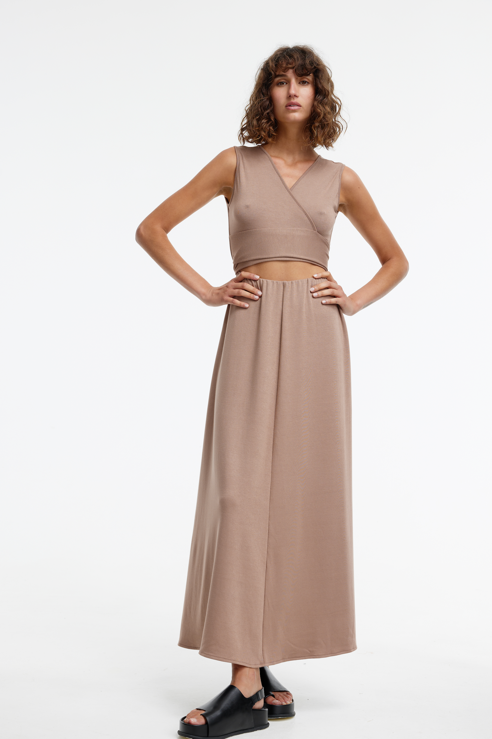 ELIZA DRESS - PORCINI