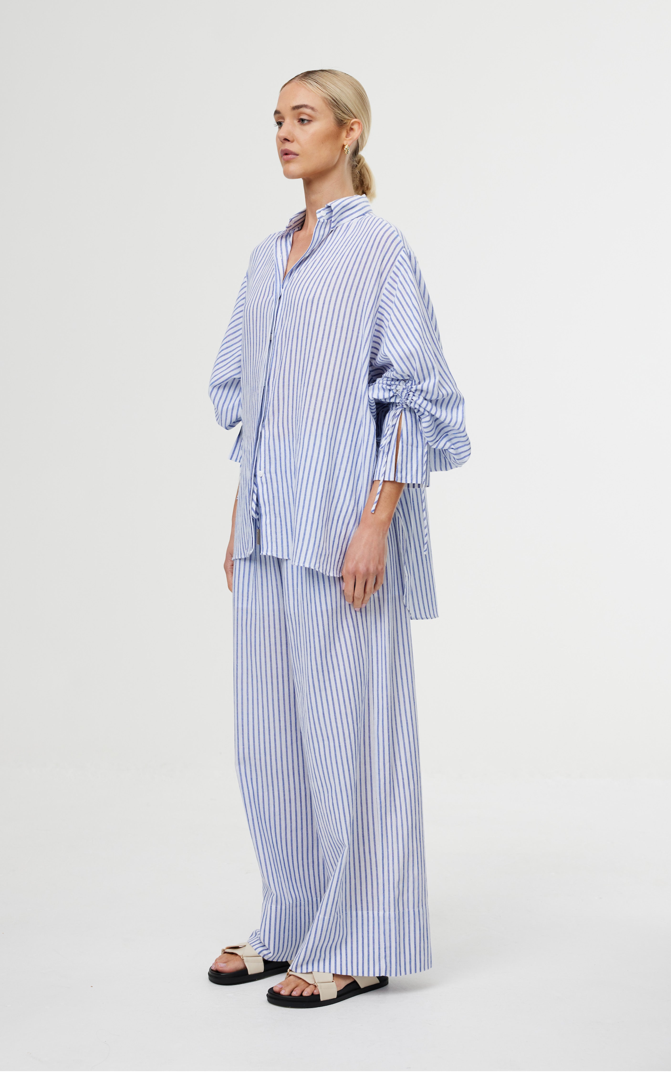 Ashton Shirt - Sea Stripe