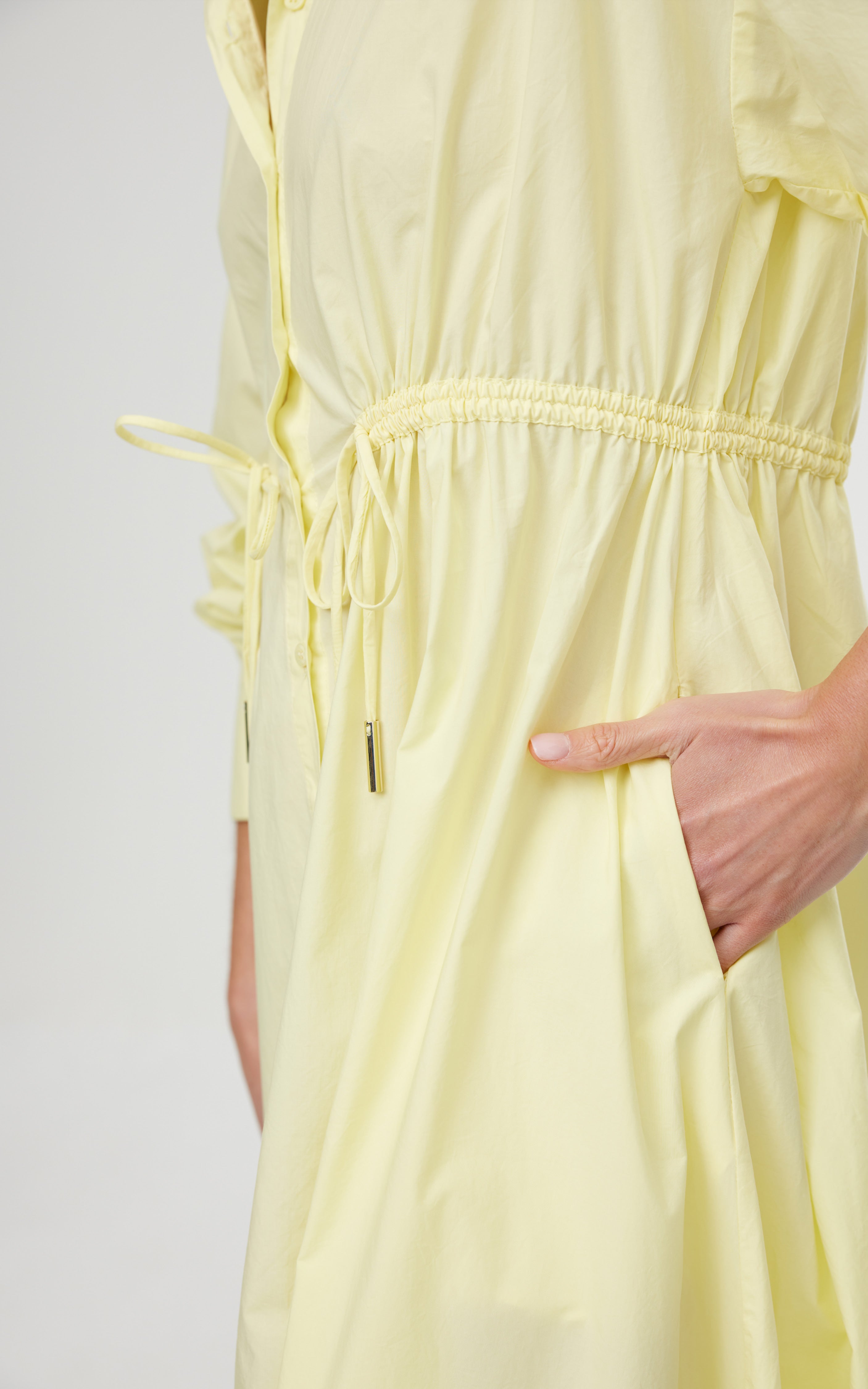 Isla Shirt Dress - Butter