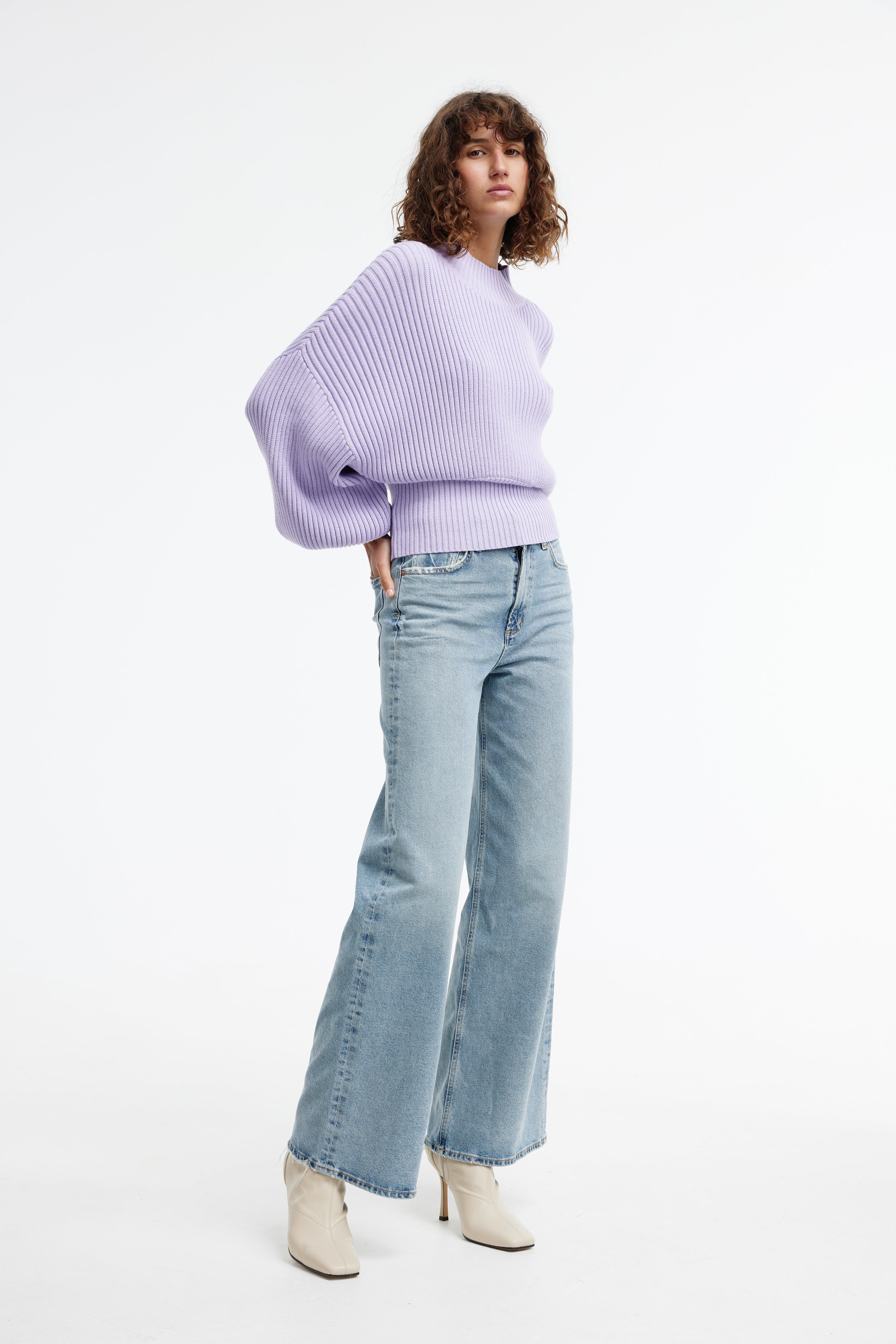 HARPER KNIT - BRIGHT LILAC