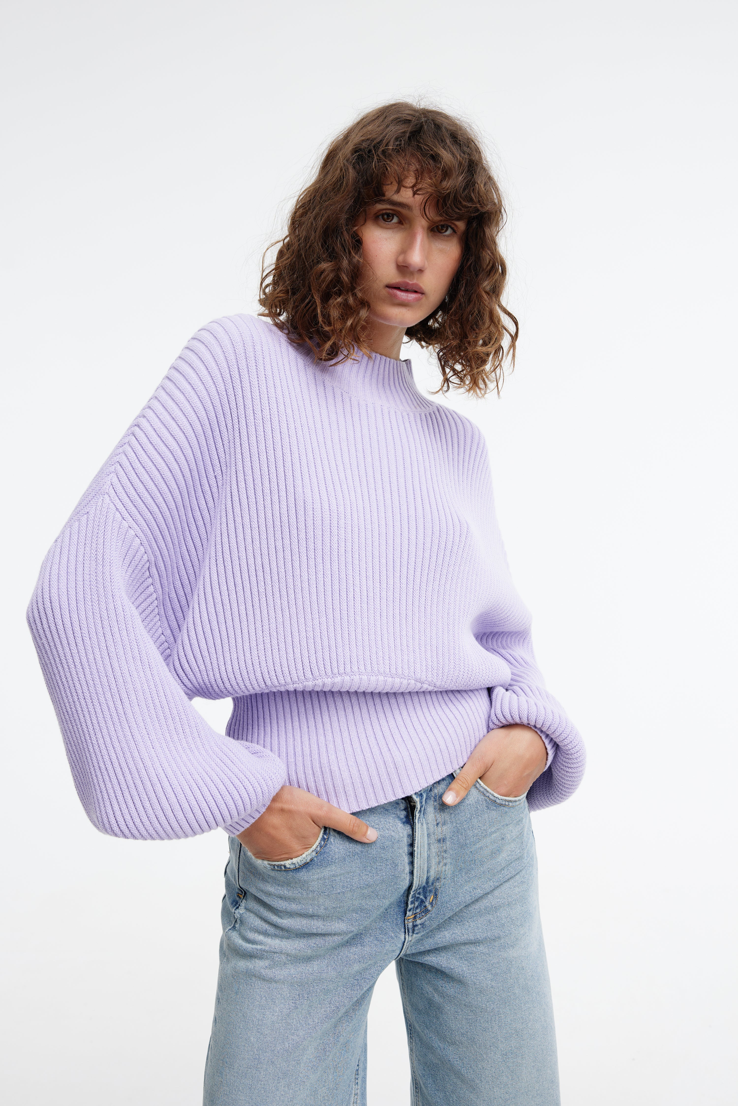 HARPER KNIT - BRIGHT LILAC