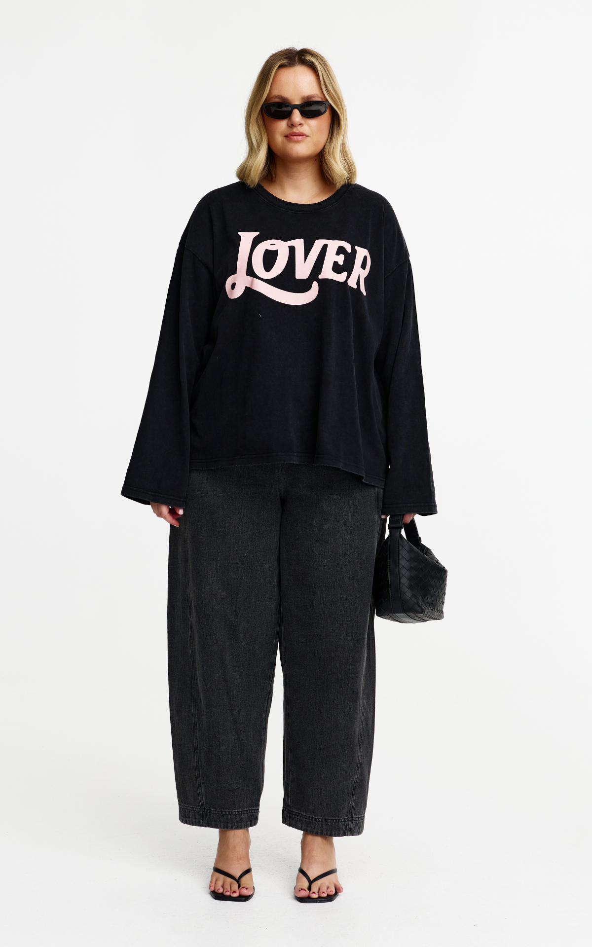 Lover Tee - Charcoal