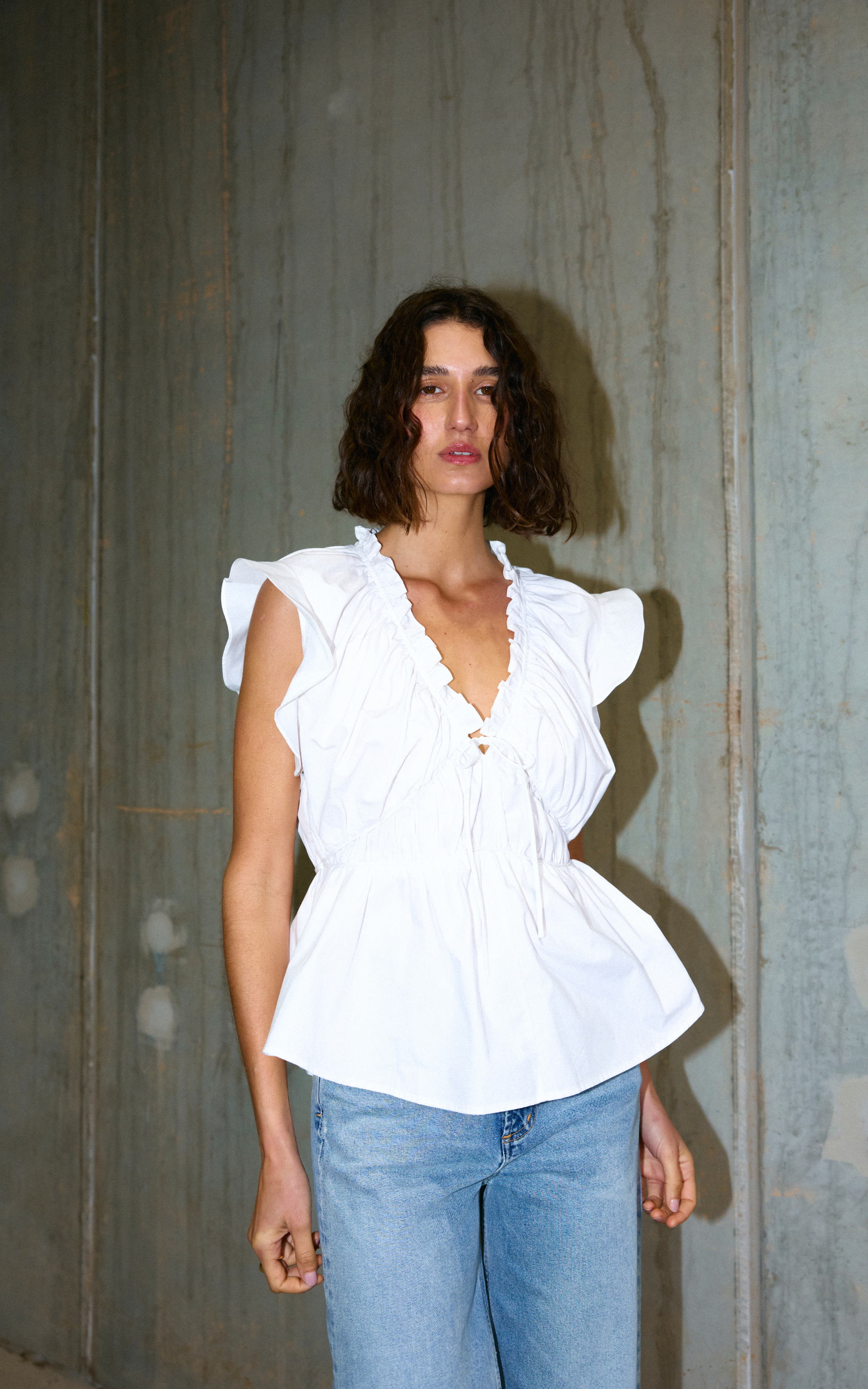 Bobbie Top - Ivory
