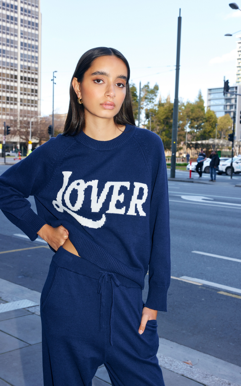 Lover Jumper - Indigo