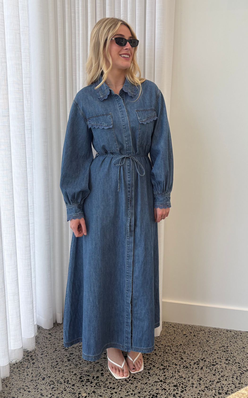 Laurel Dress - Denim