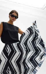 Goldie Skirt - Classic Chevron
