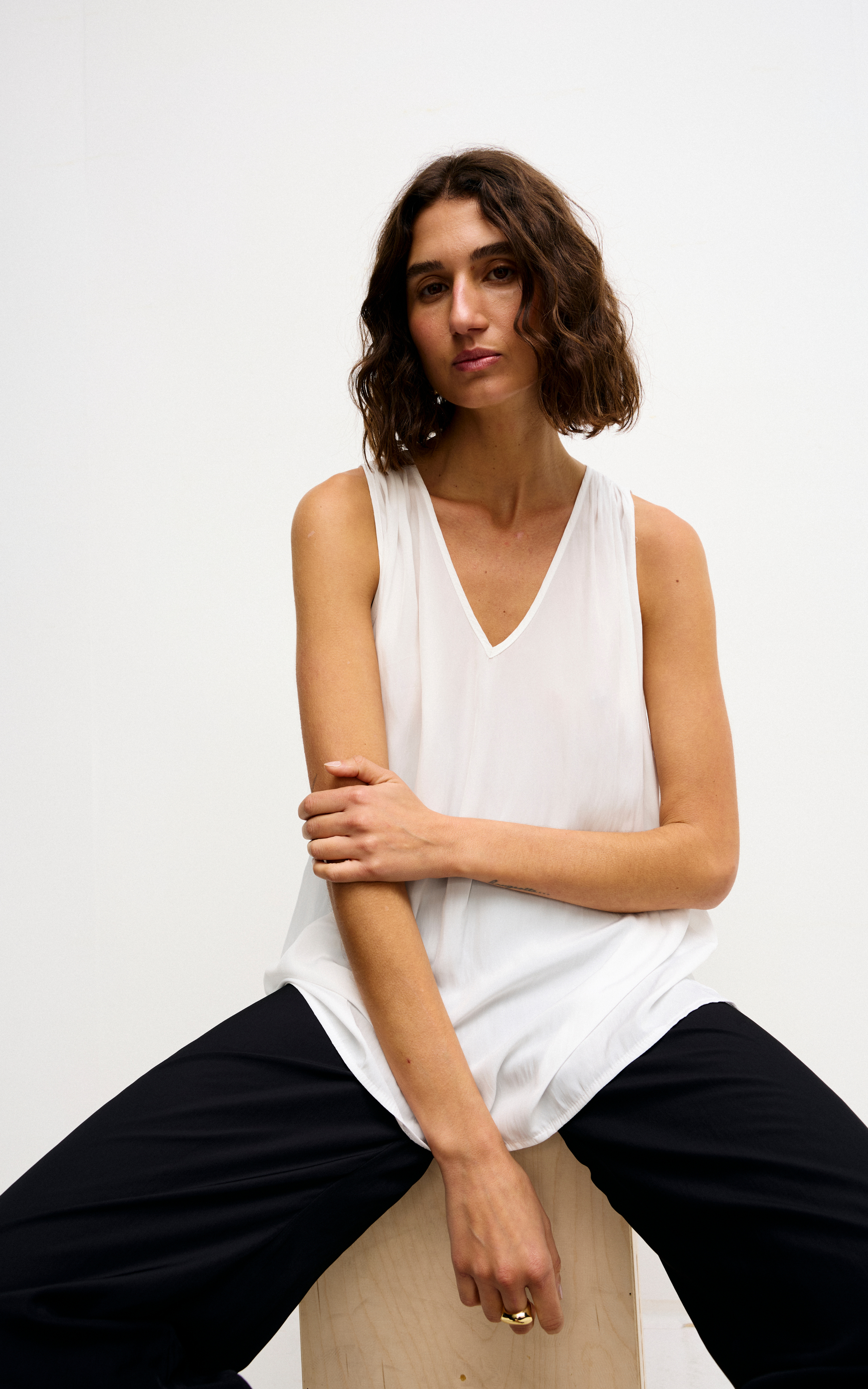 Ava Top - Ivory