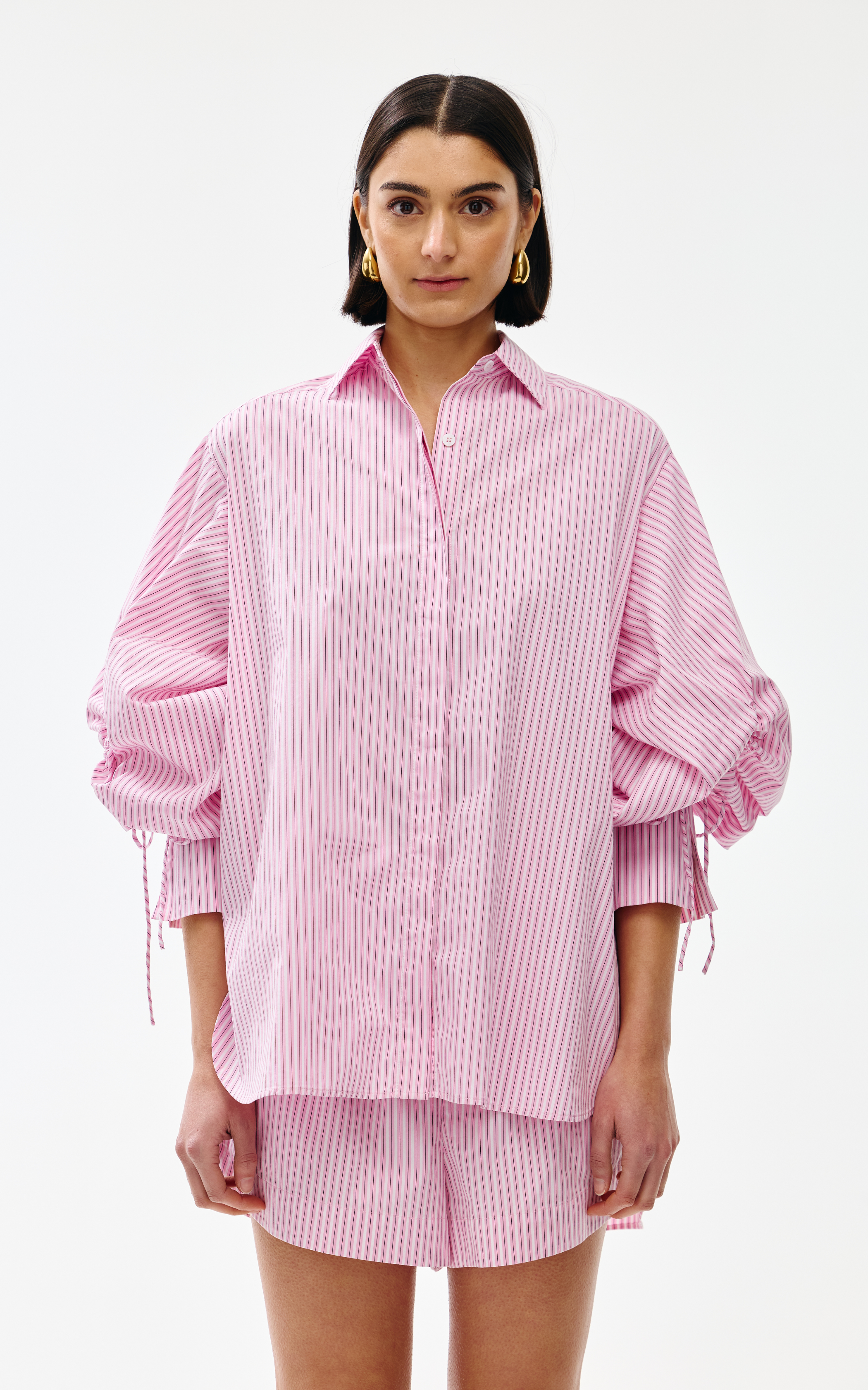 Ashton Shirt - Pink Pinstripe