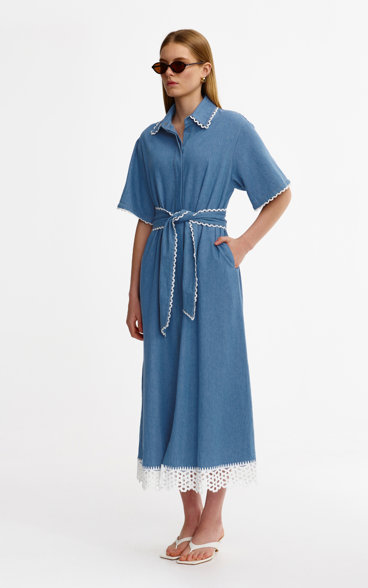 Sierra Dress - Vintage Denim