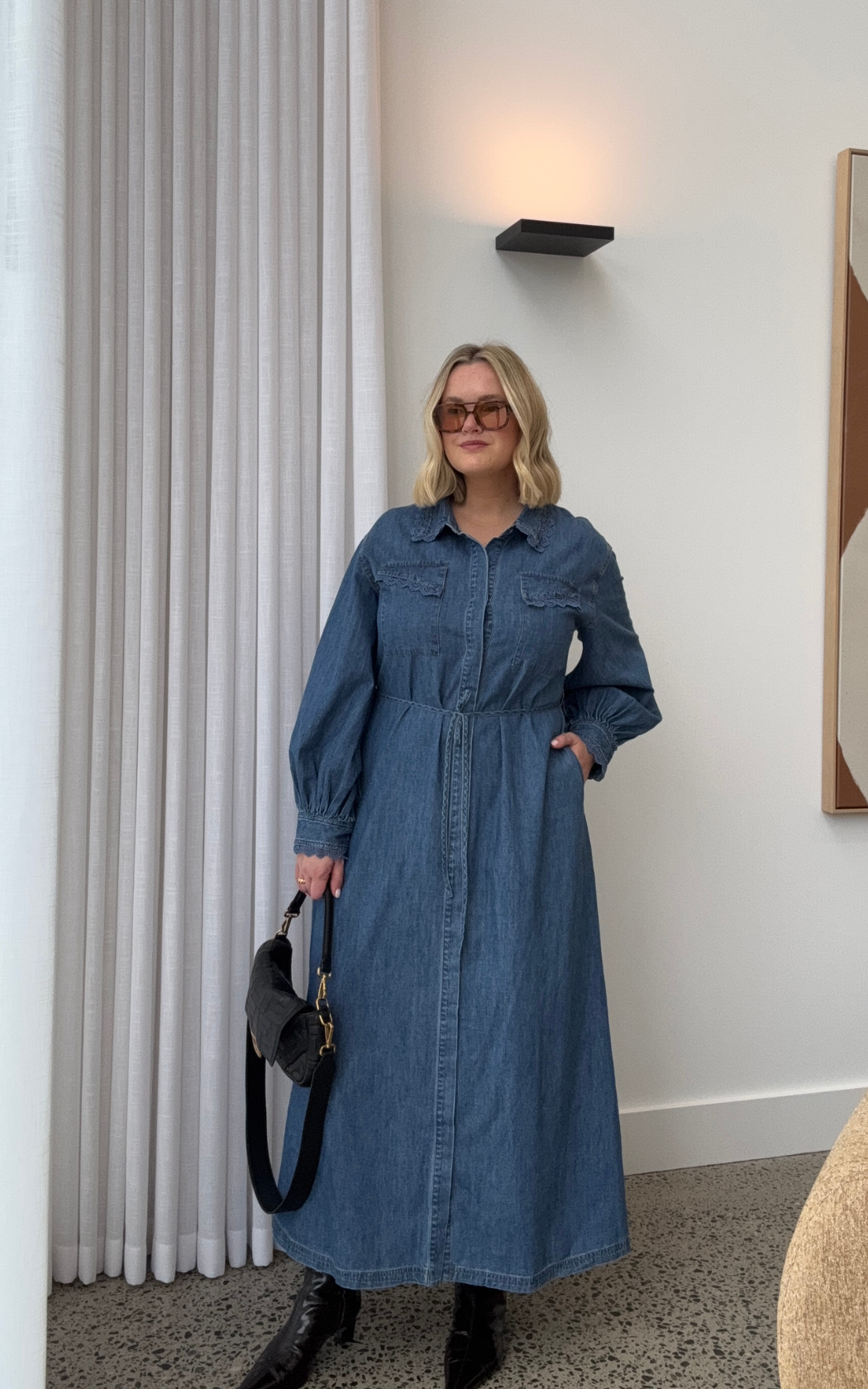 Laurel Dress - Denim