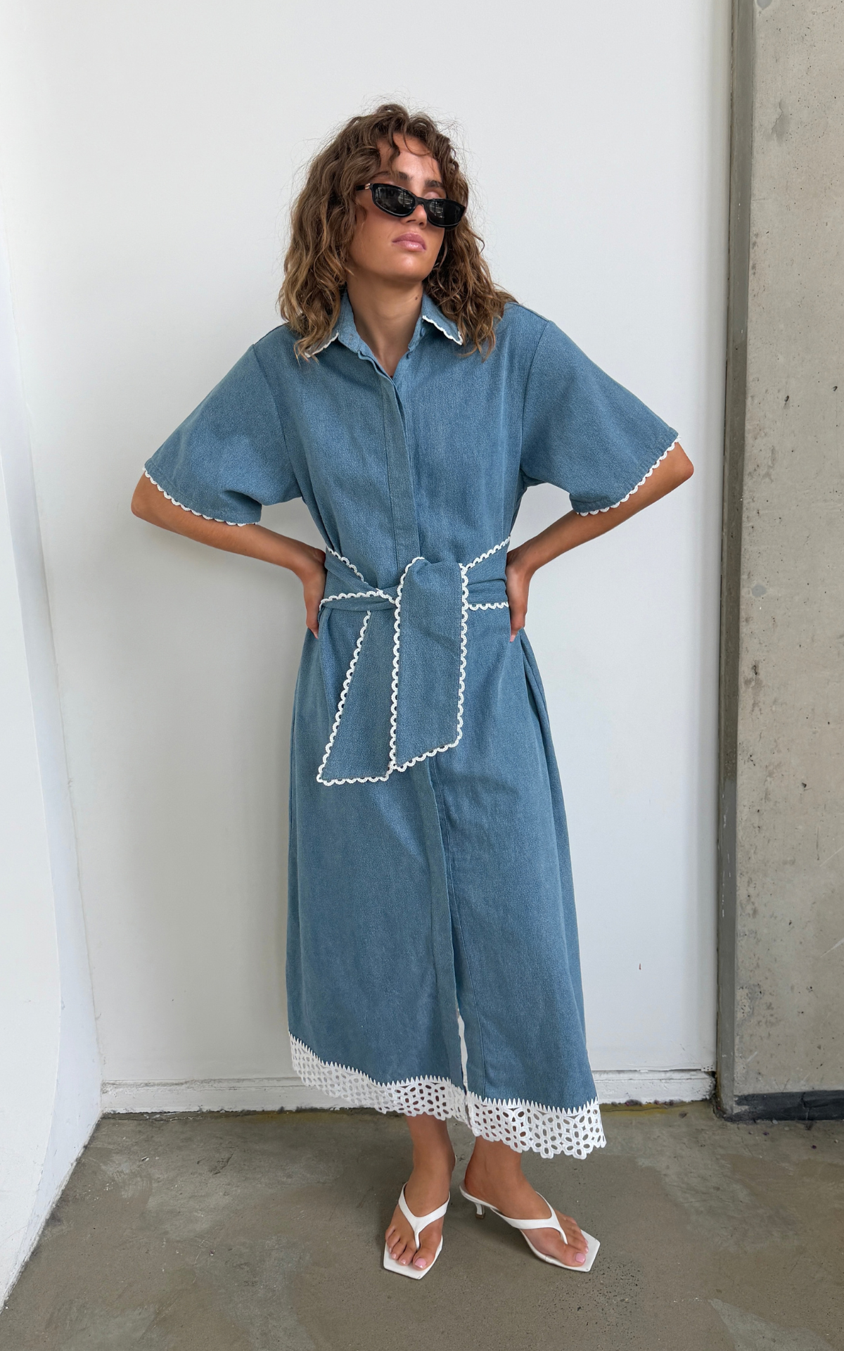 Sierra Dress - Vintage Denim