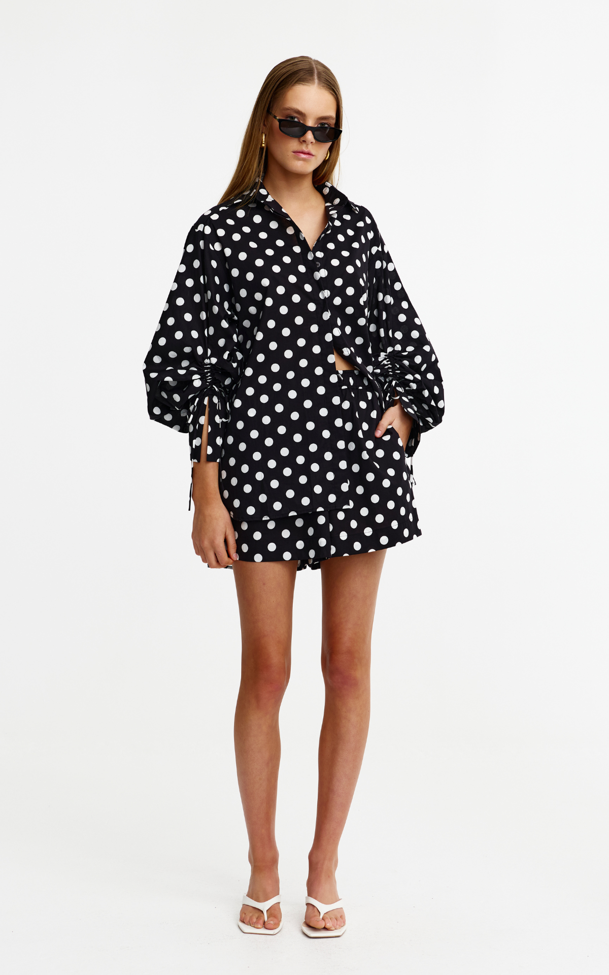 Ashton Shirt - Navy Spot