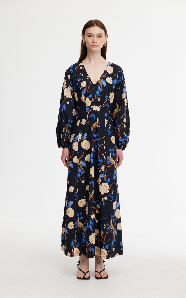 Megan Dress - Night Garden