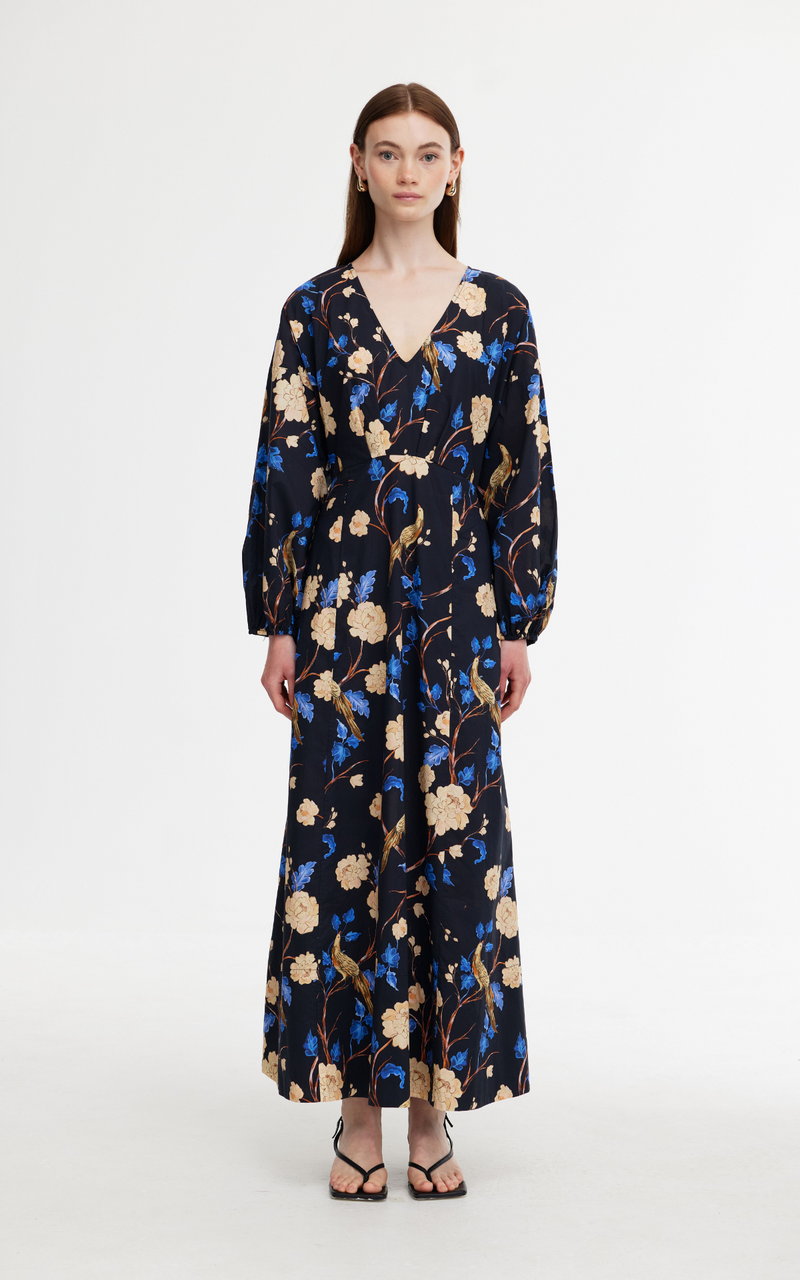 Megan Dress - Night Garden