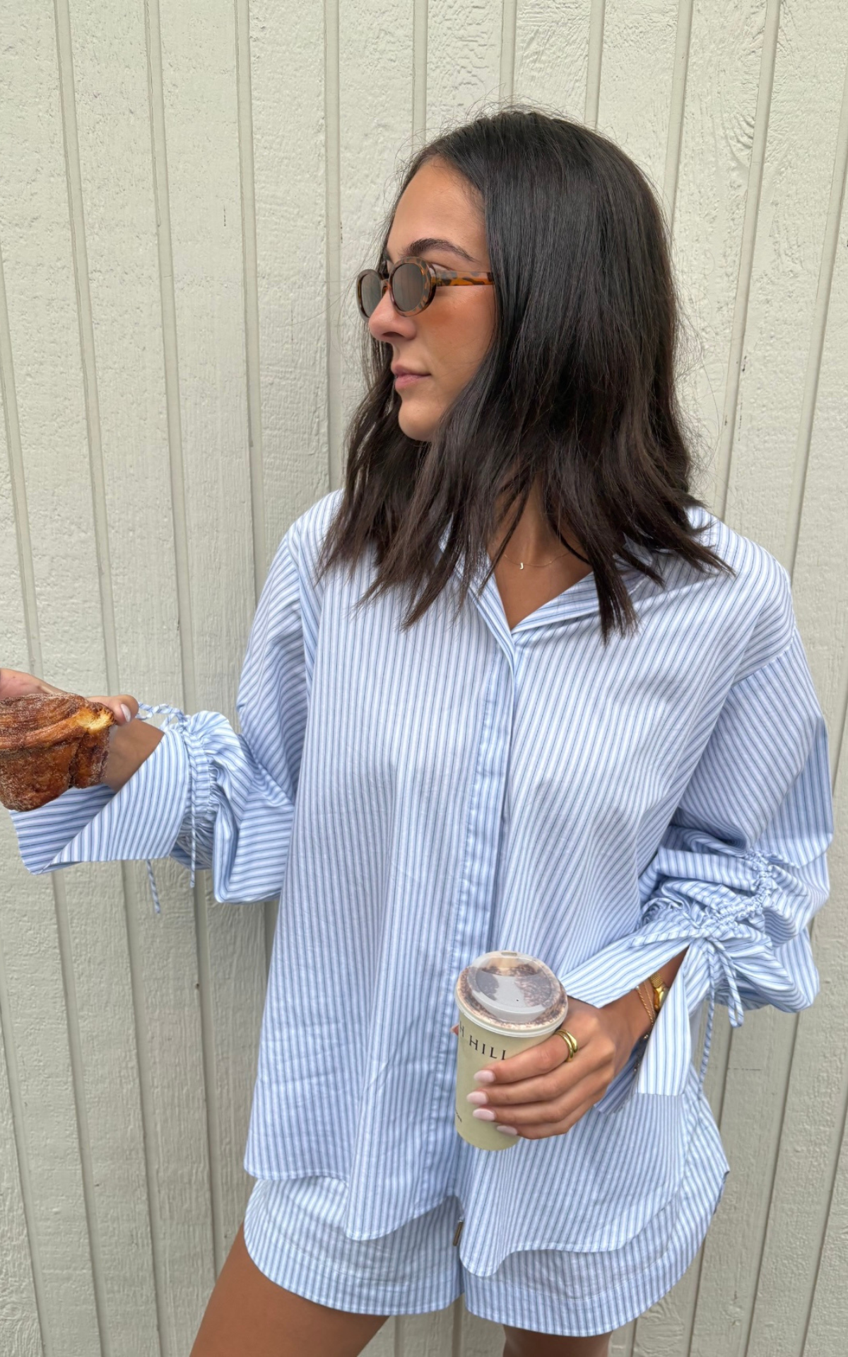 Ashton Shirt - Blue Pinstripe