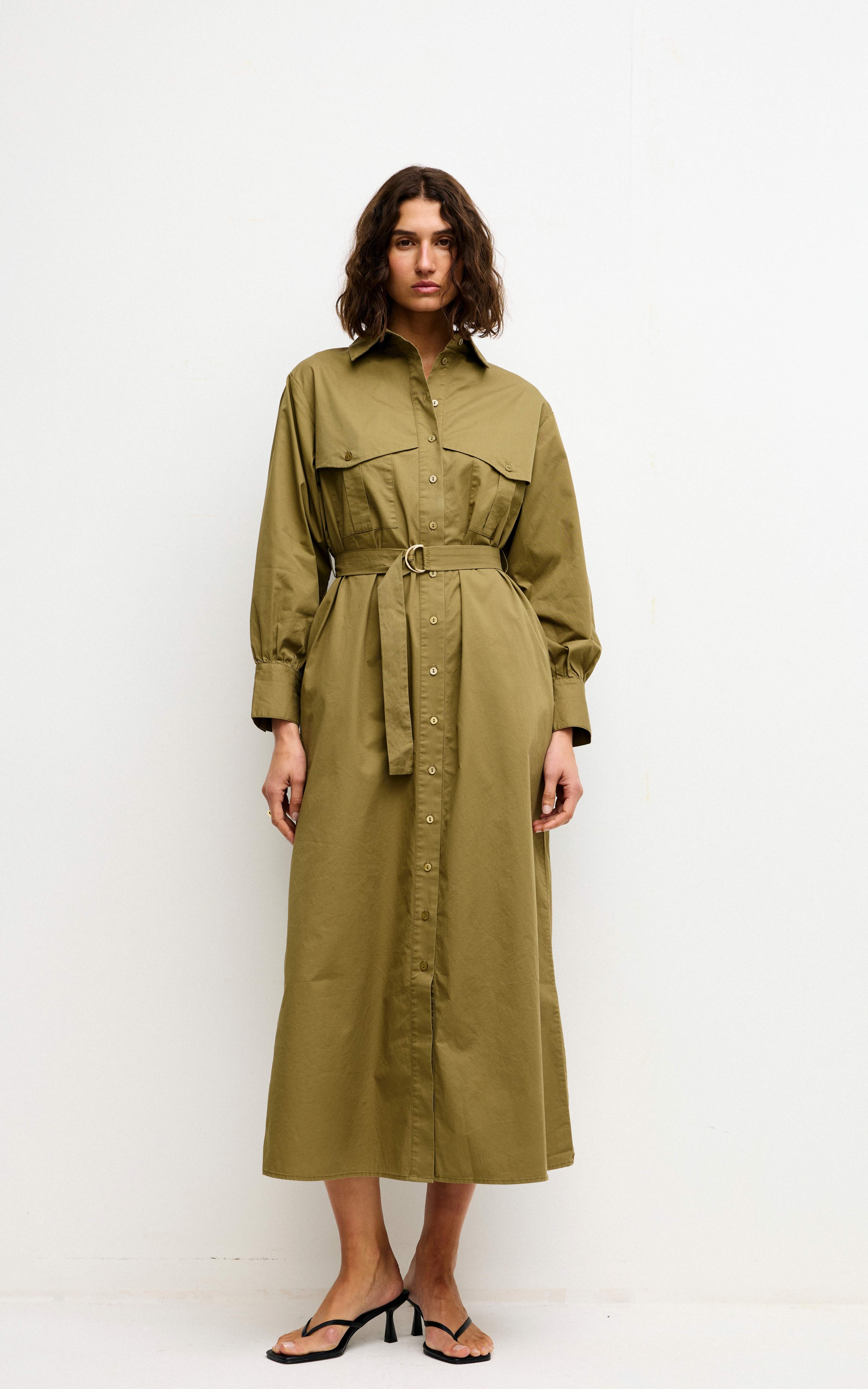 Margot Dress - Olive