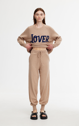Eliza Knit Pant - Stone