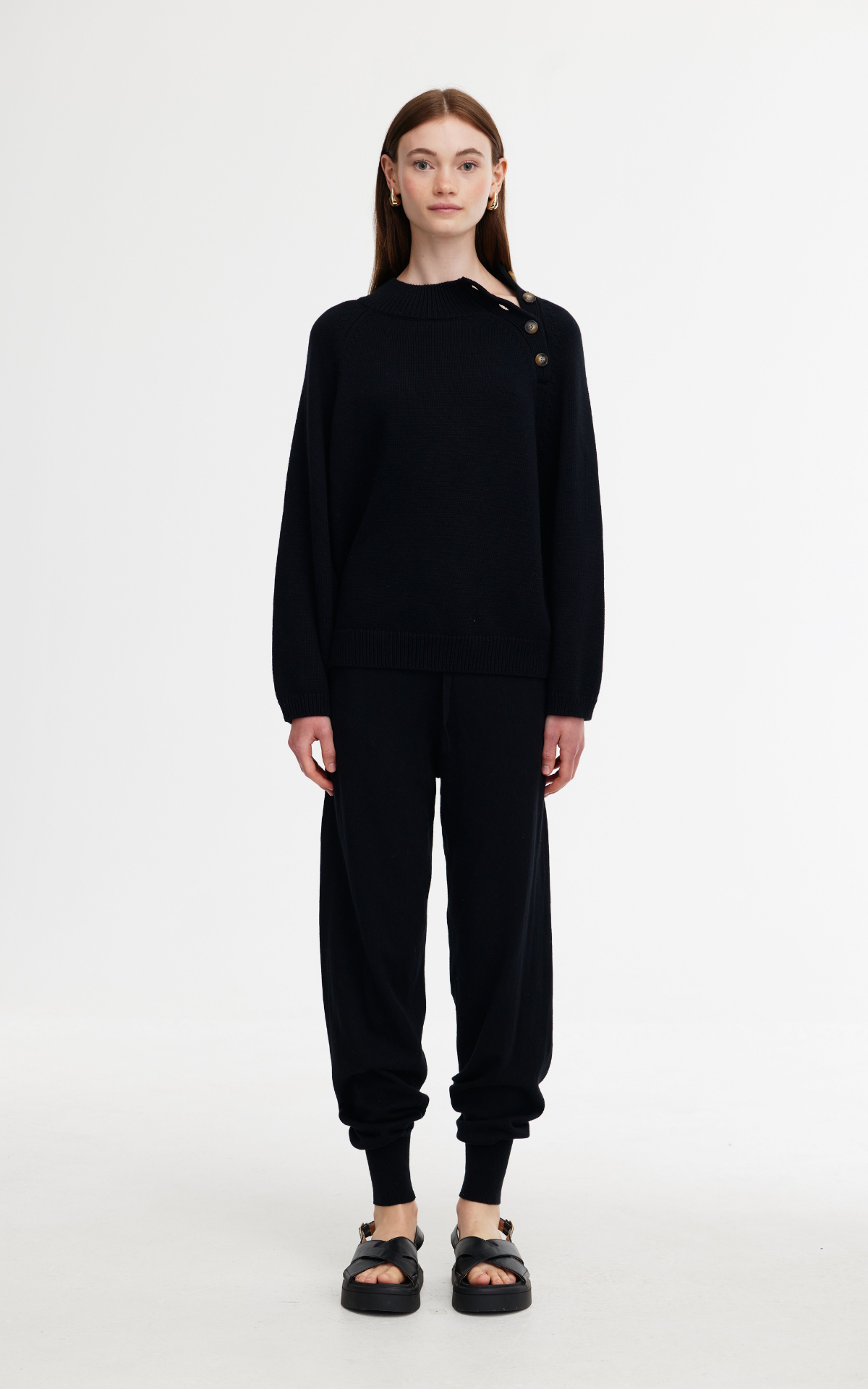 Eliza Knit Pant - Black