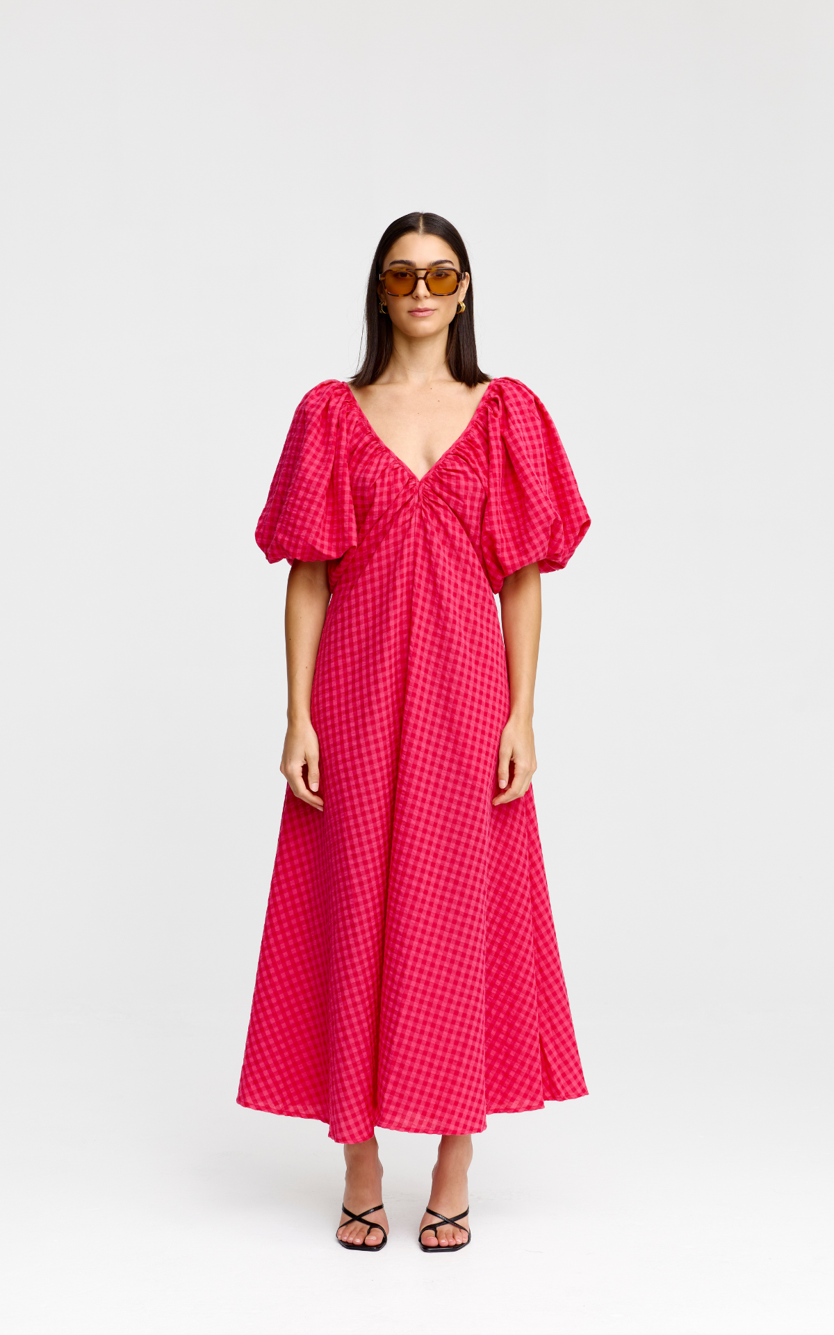 Mimi dress Rosas gingham