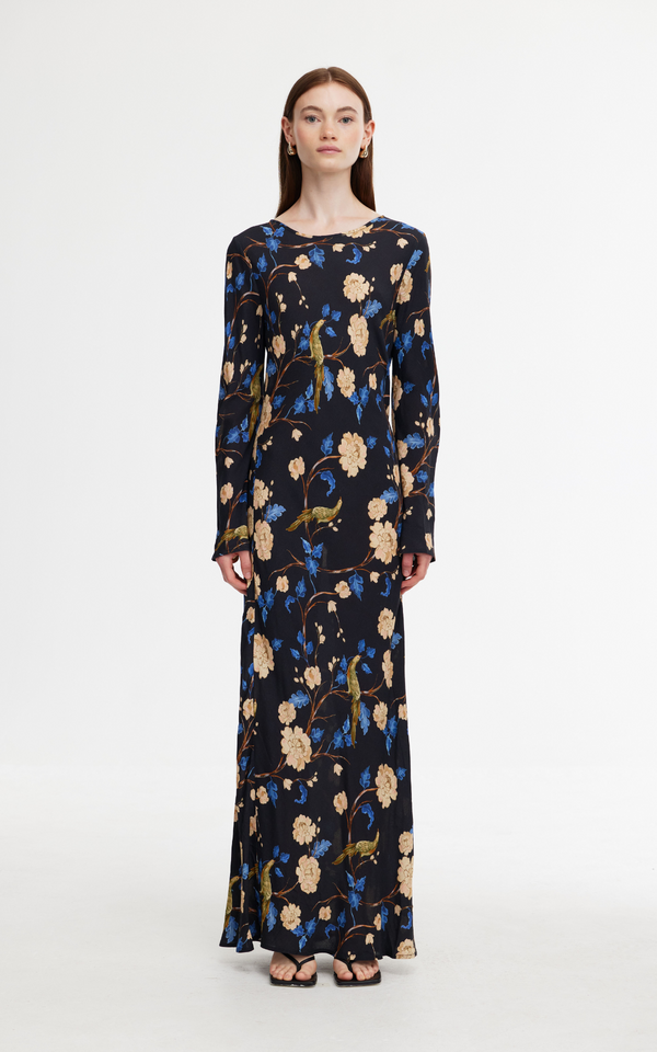 Nadia Dress - Night Garden