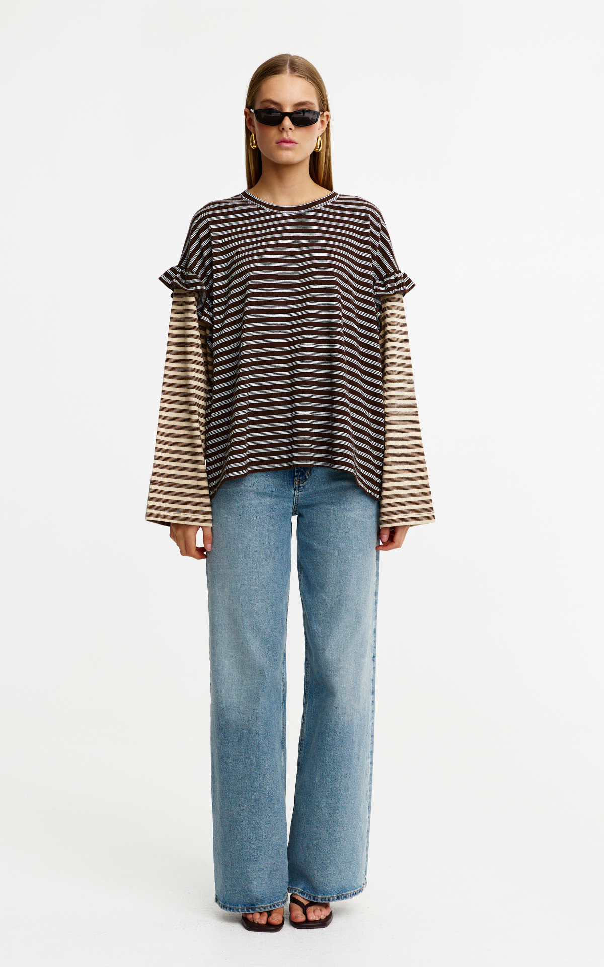 James LS Tee - Brown