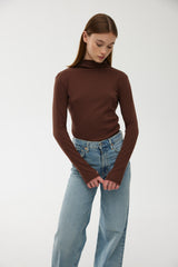 Fleur Top - Chocolate