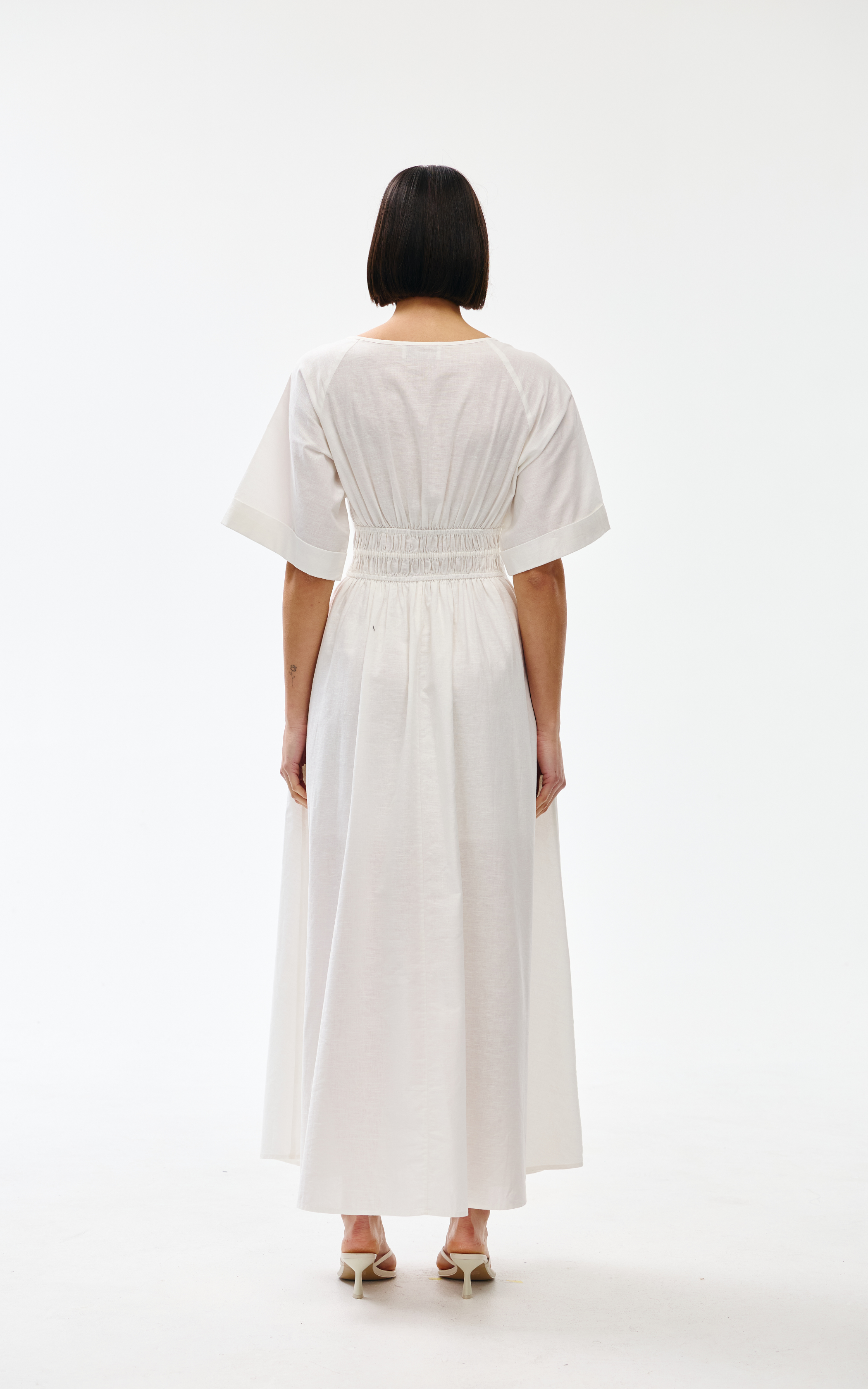 Poet Dress - Ivory