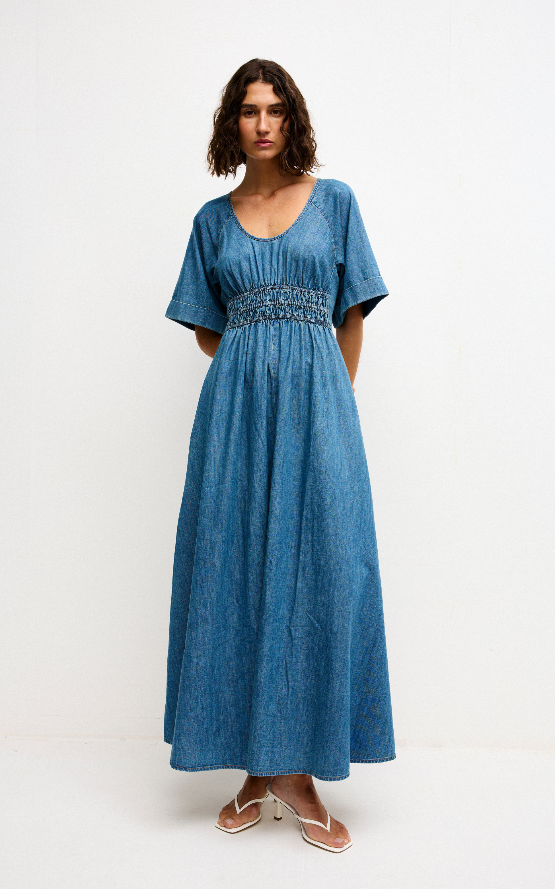 Poet Dress - Denim