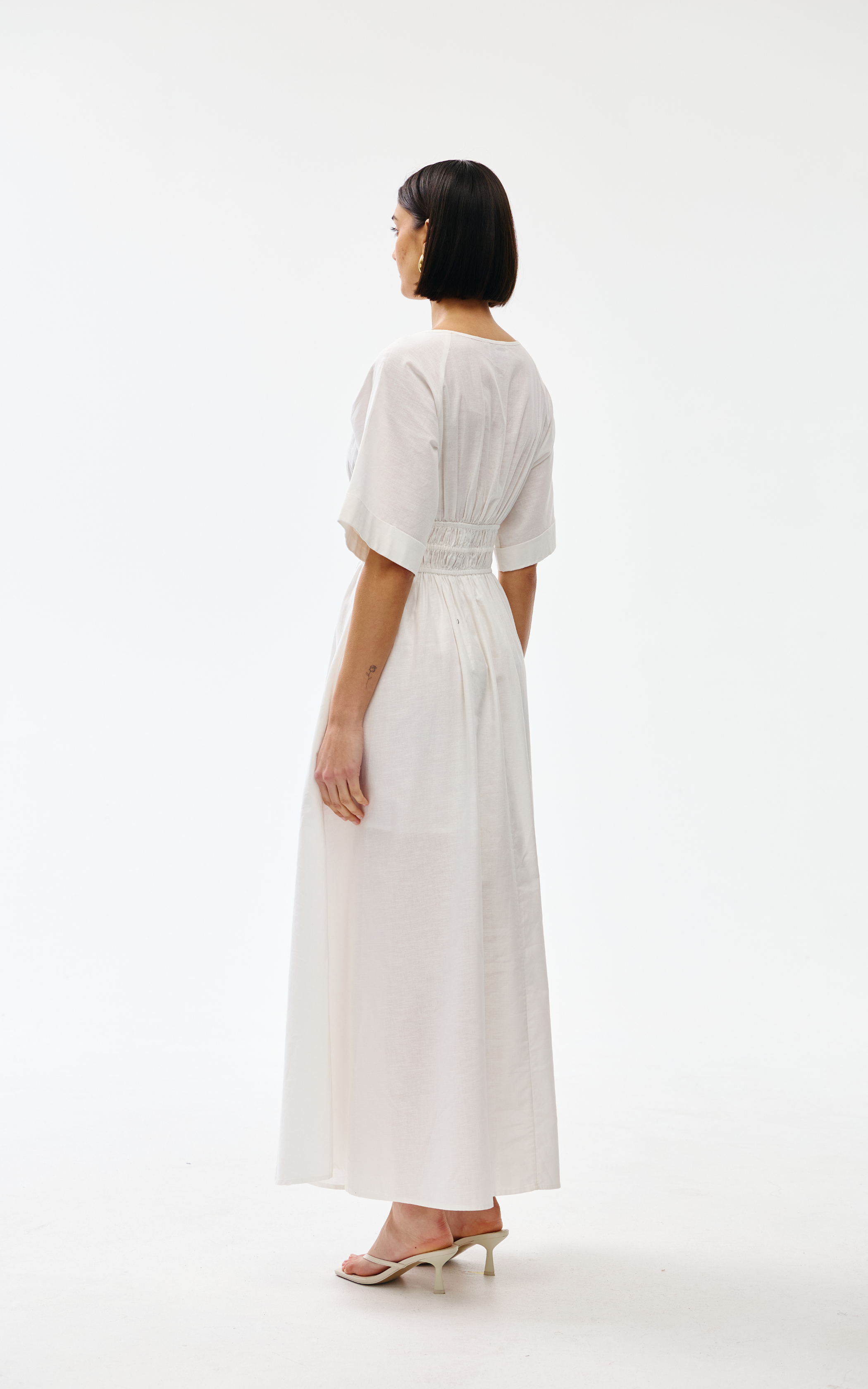 Poet Dress - Ivory