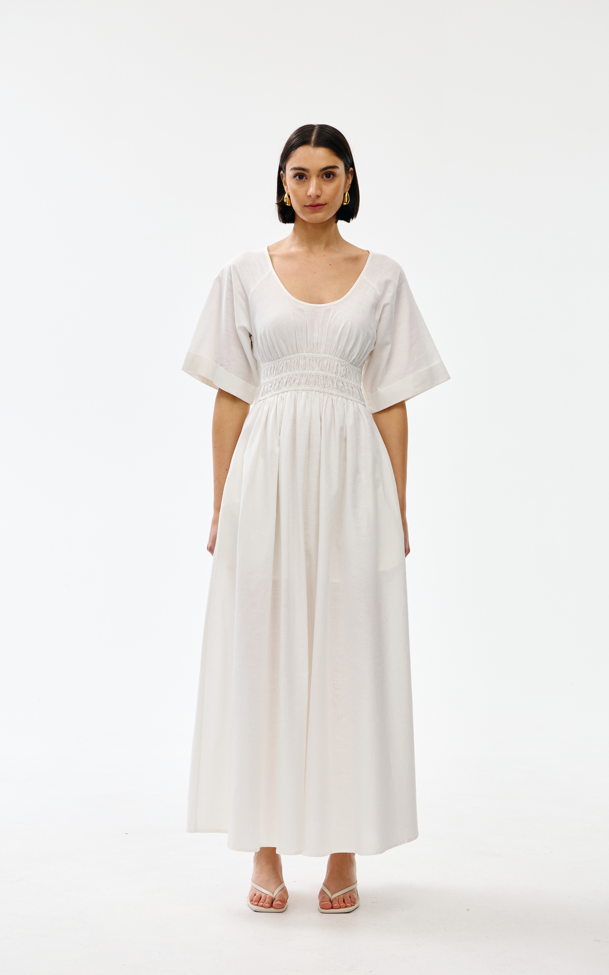 Poet Dress - Ivory