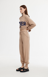 Eliza Knit Pant - Stone