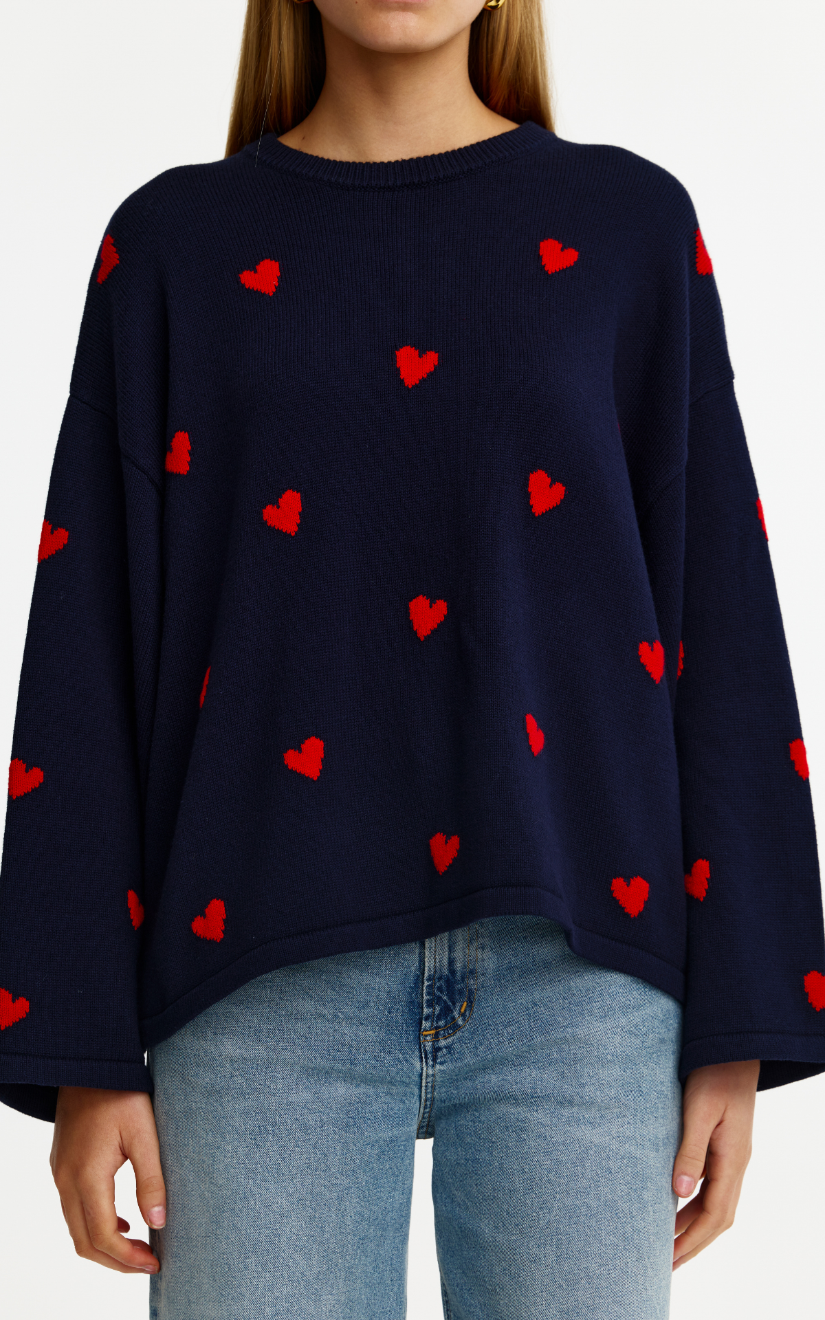 Flora Knit - Navy