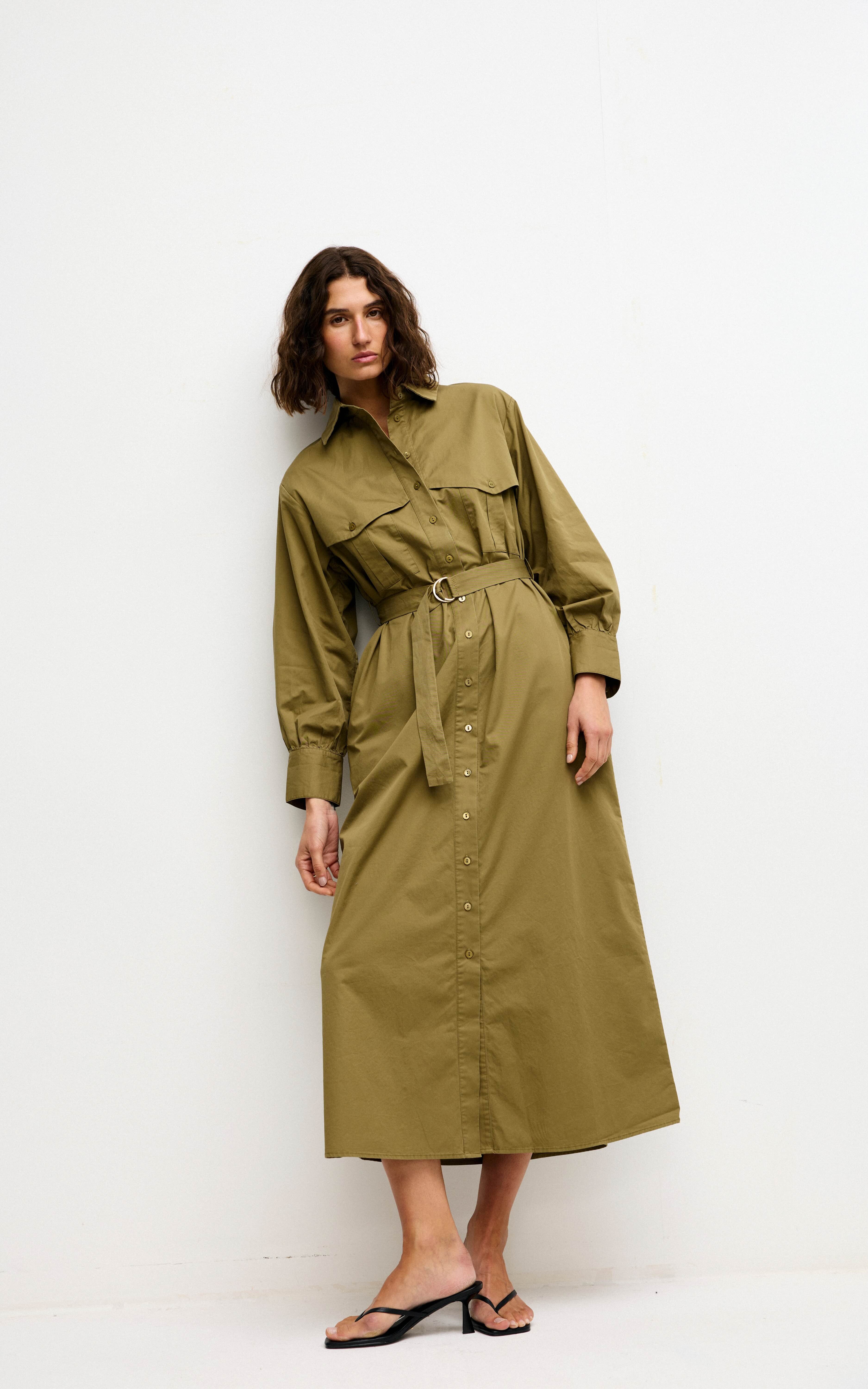 Margot Dress - Olive