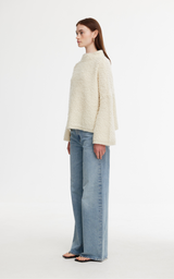 Abby Boucle Sweater - Ivory