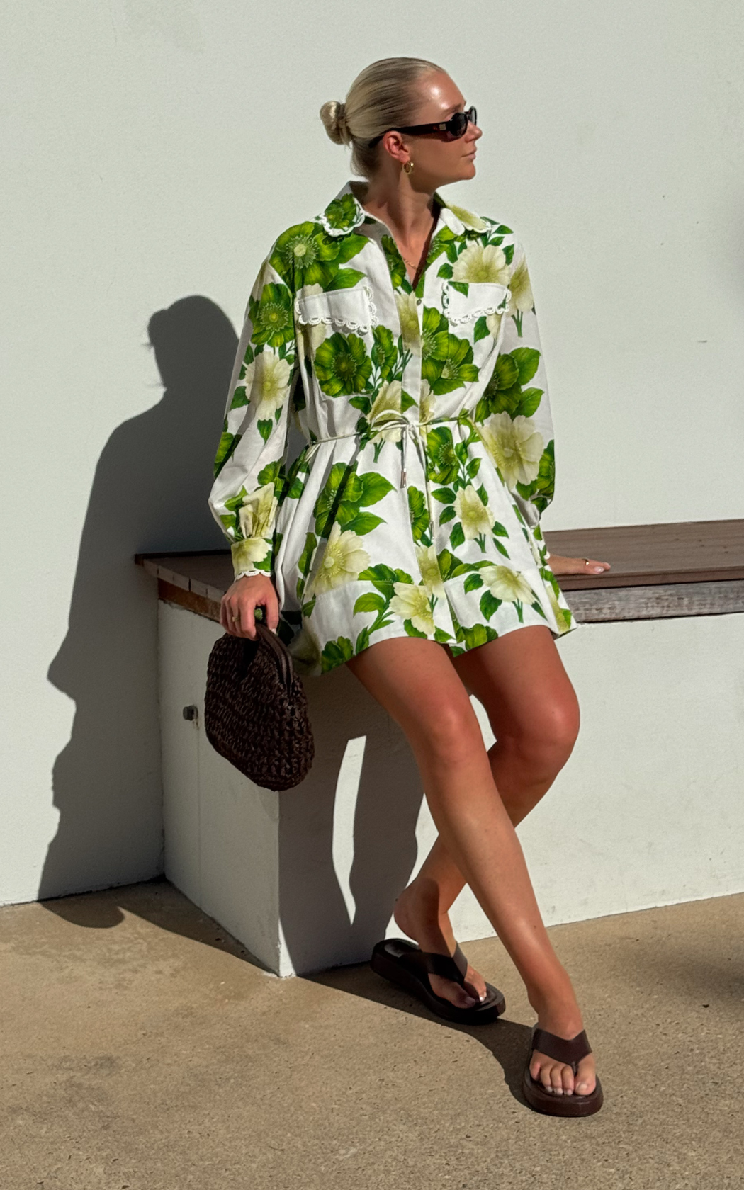 Laurel Mini Dress - Le Jardin